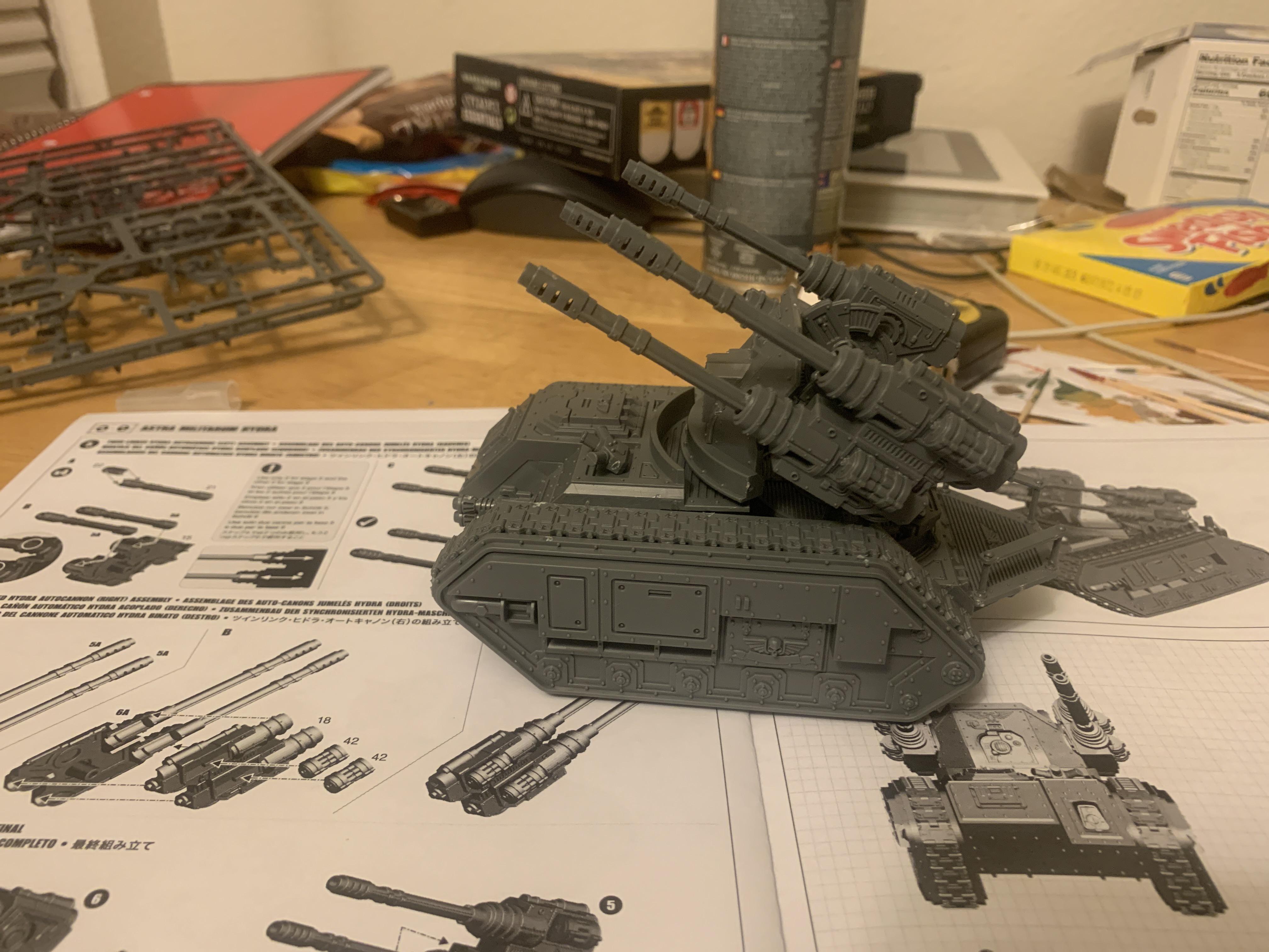 Just finished my hydra can’t wait to paint it. r/40k
