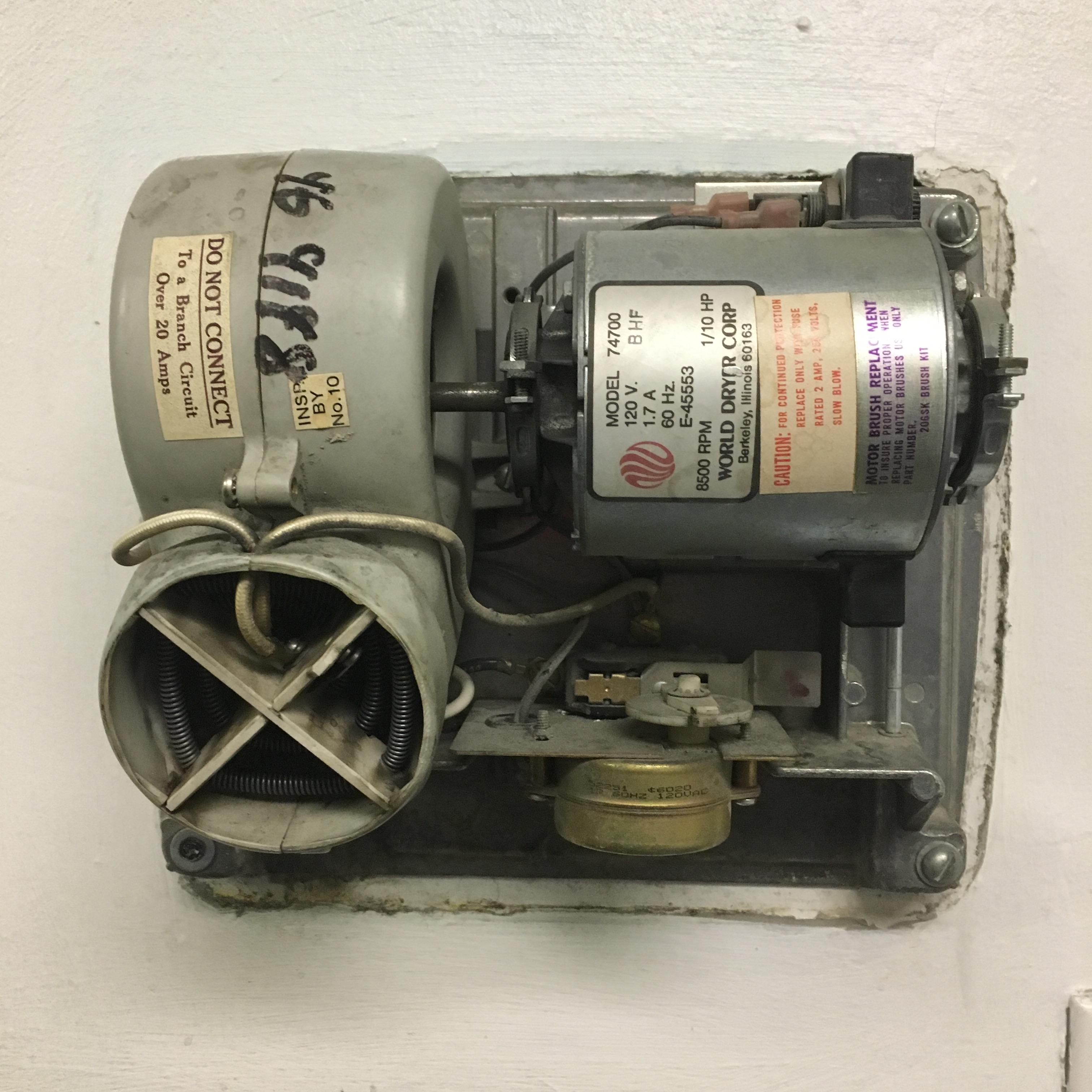 The inside of this old hand dryer r/mildlyinteresting