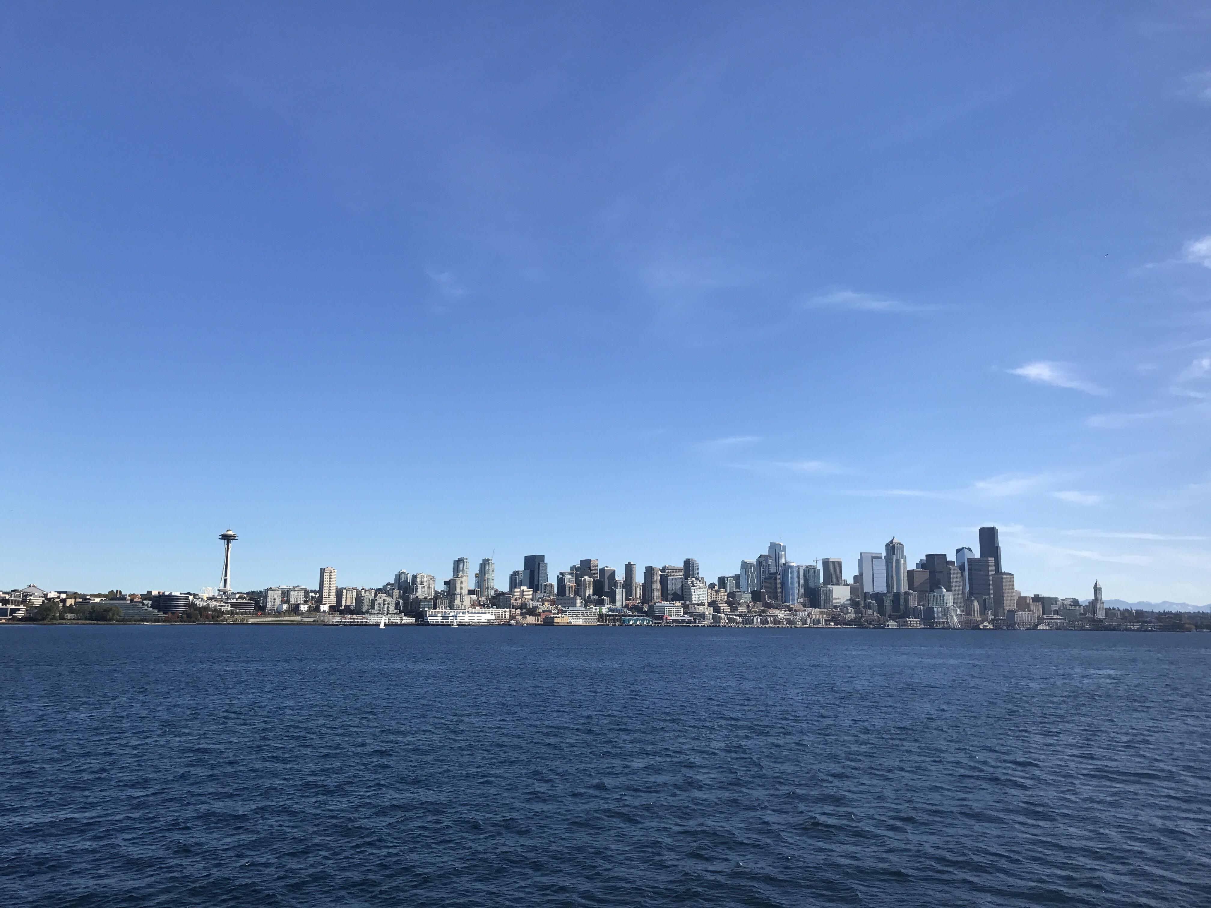 From Bainbridge ferry this morning r/Seattle