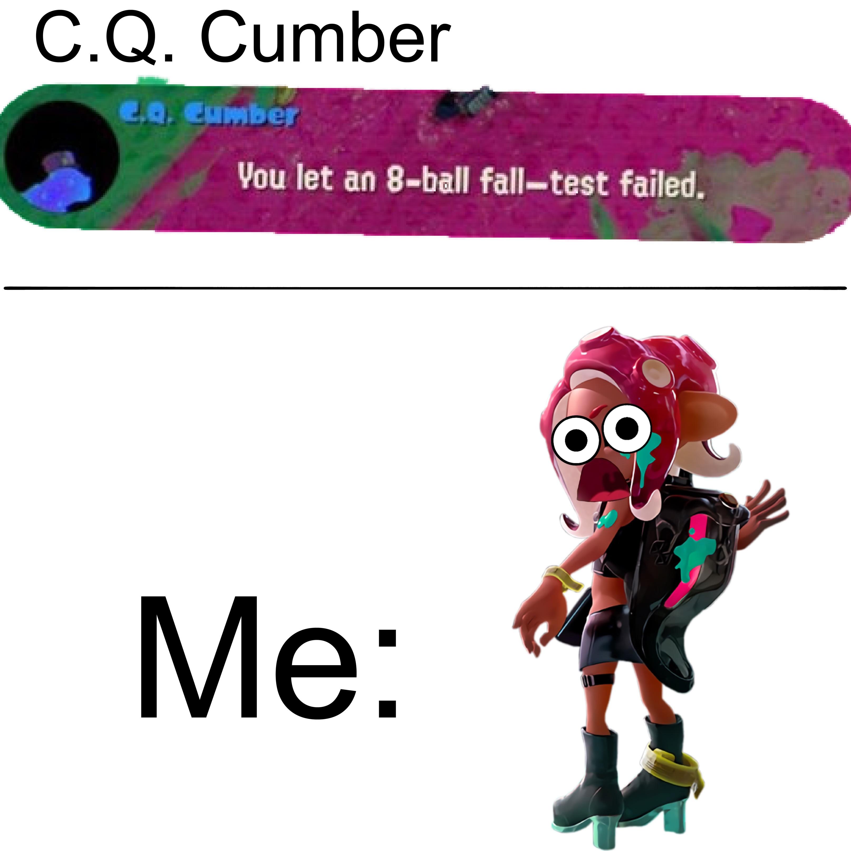Basically me whenever I fail the 8 ball tests and let it fall. Why is C