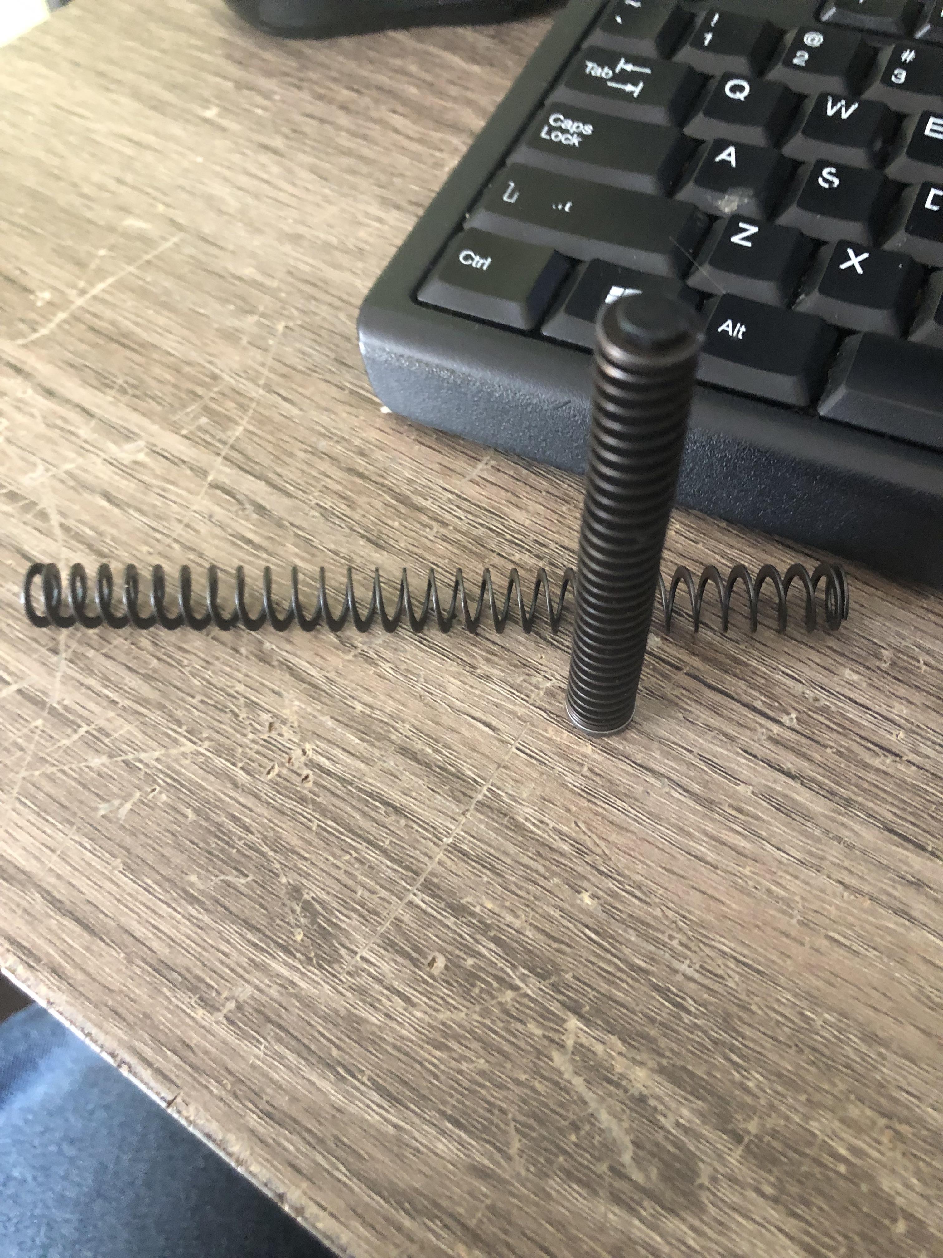 I’m having trouble changing the recoil spring on my dagger any advice my daggers been having