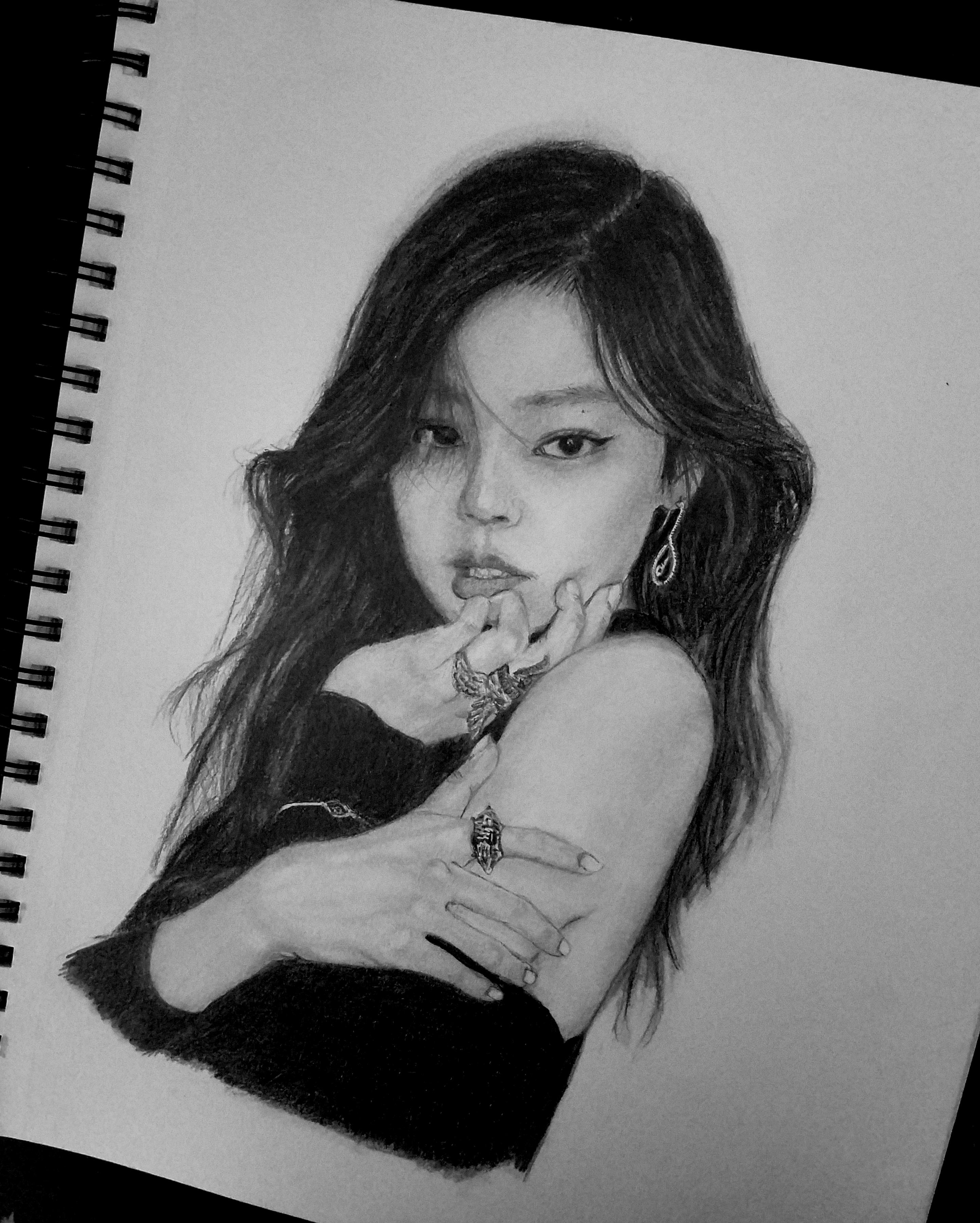 Blackpink Jennie drawing