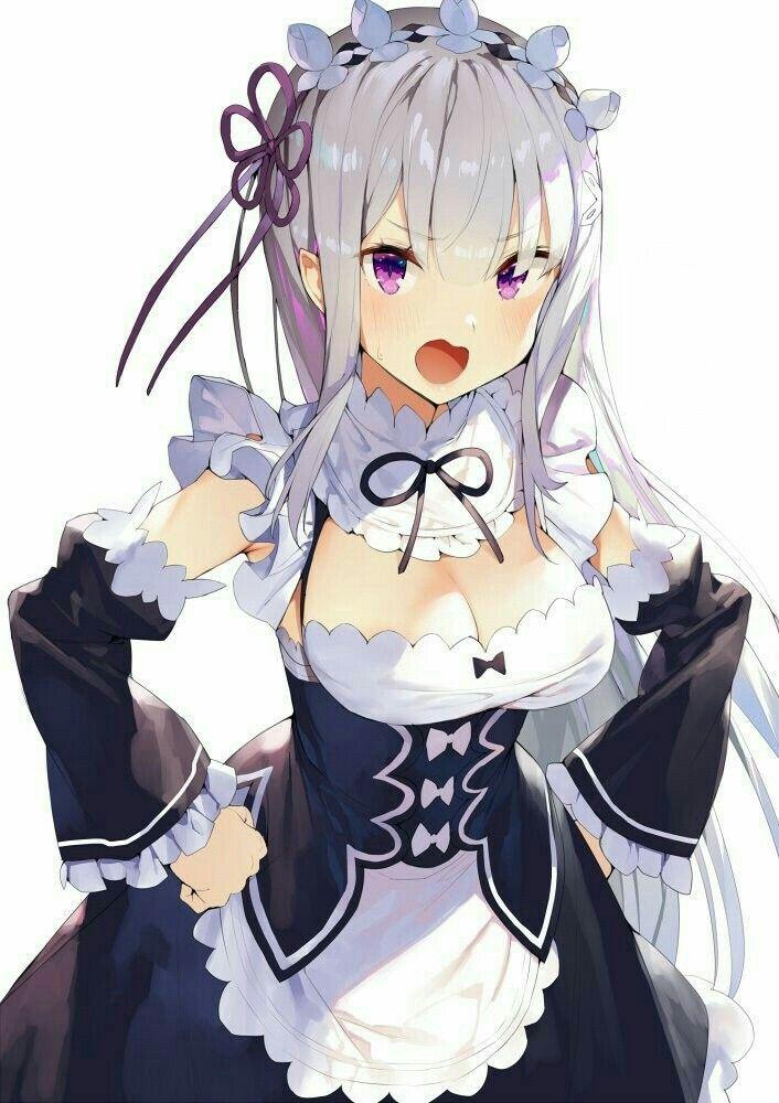 Maid Emilia [ReZero] awwnime