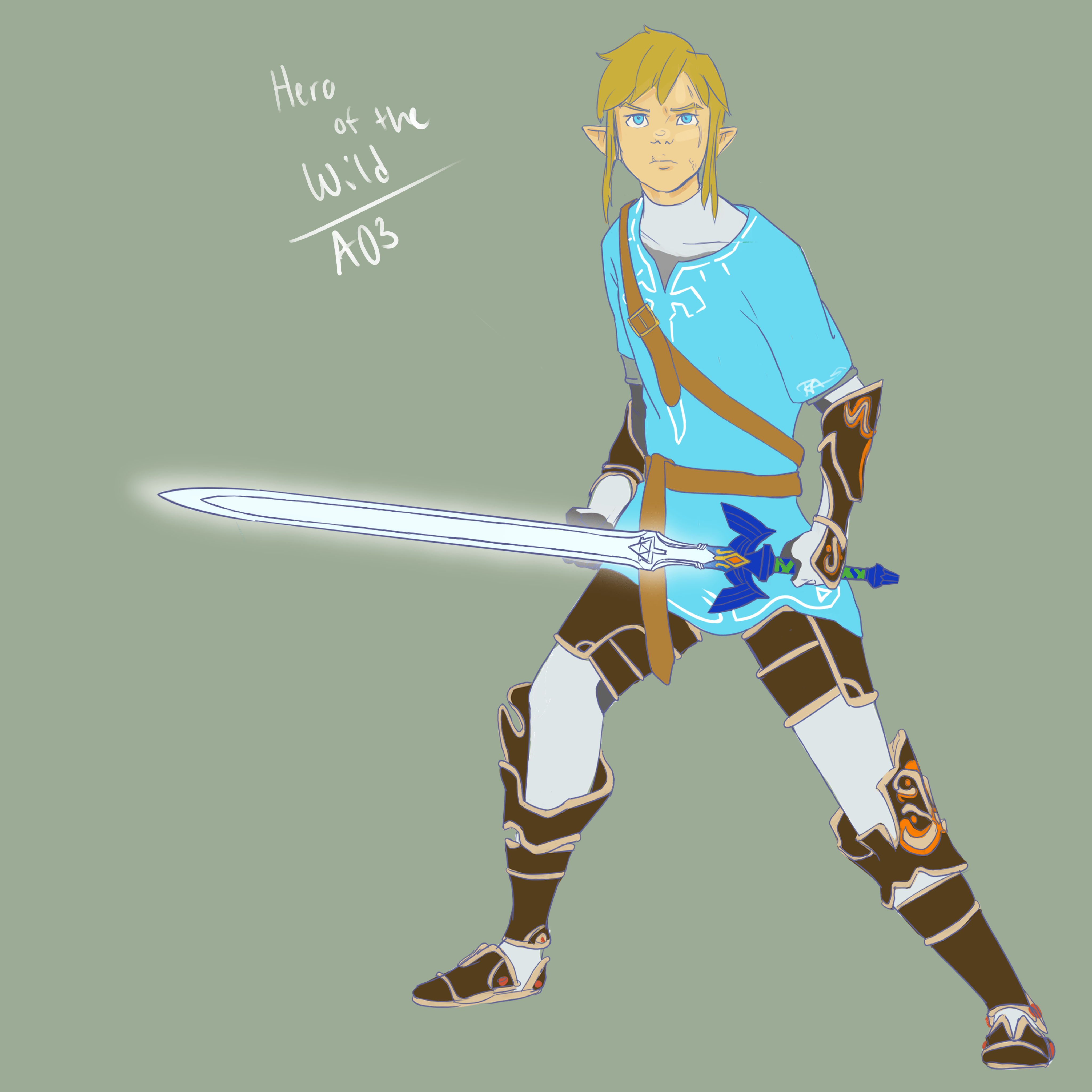 [BOTW][OC] Dye your ancient greaves white and add them to any outfit