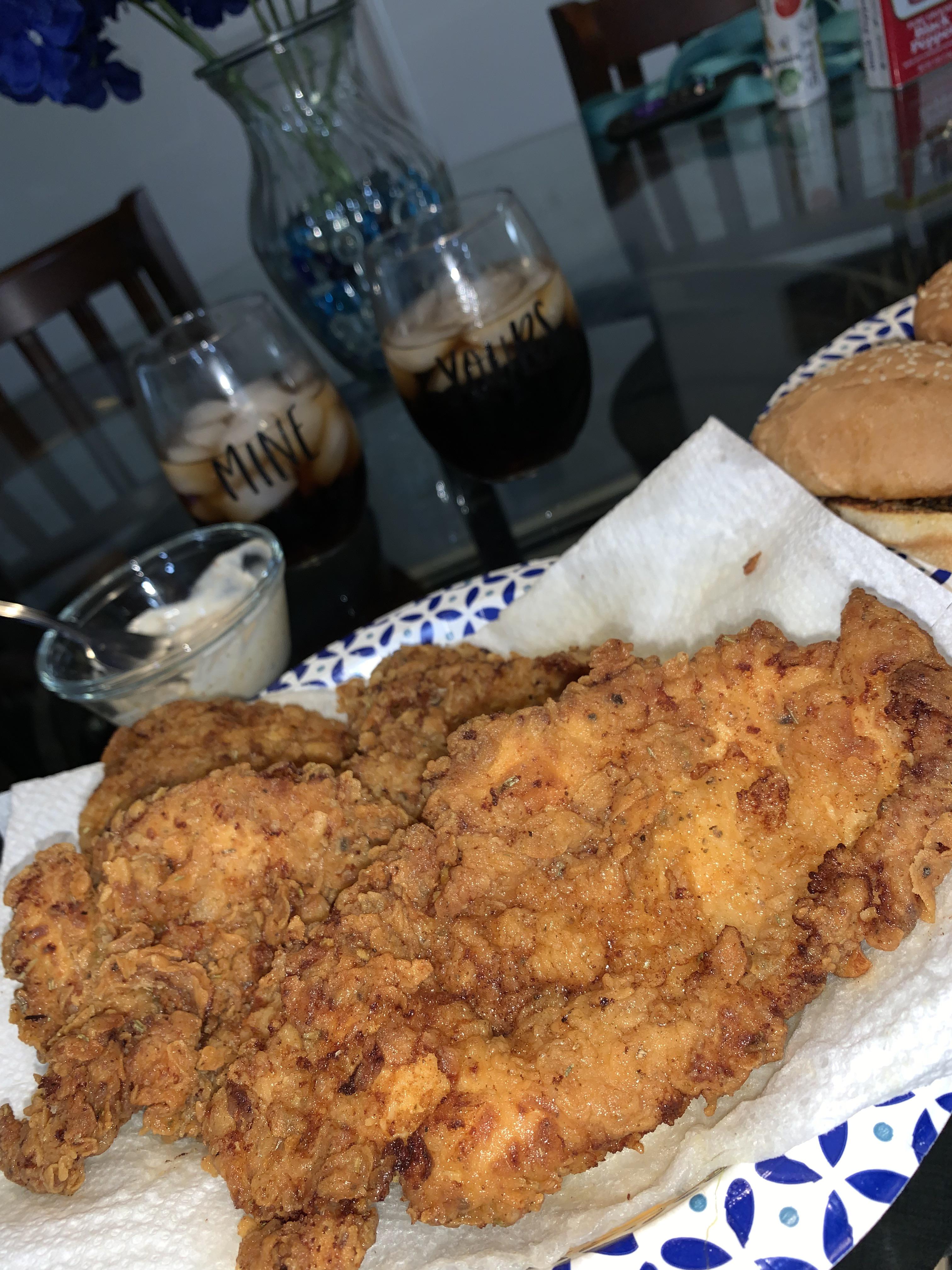 yummy homemade buttermilk chicken sandwiches r/stonerfood