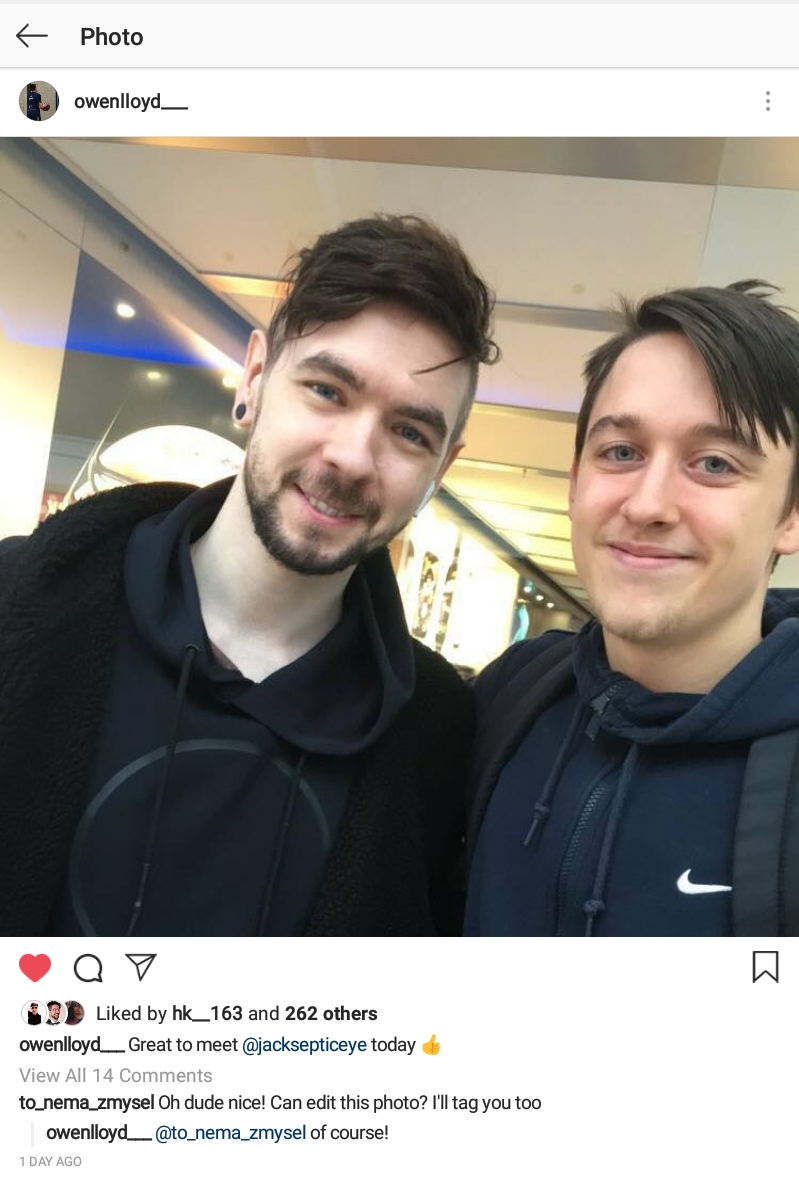 JackSepticEye with Gauges r/jacksepticeye
