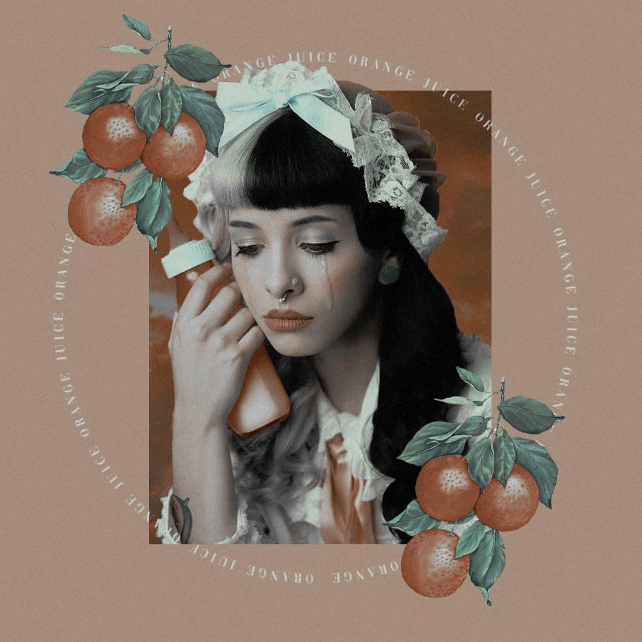 Orange Juice cover art created by me 🍊 (as someone who deals with an ED