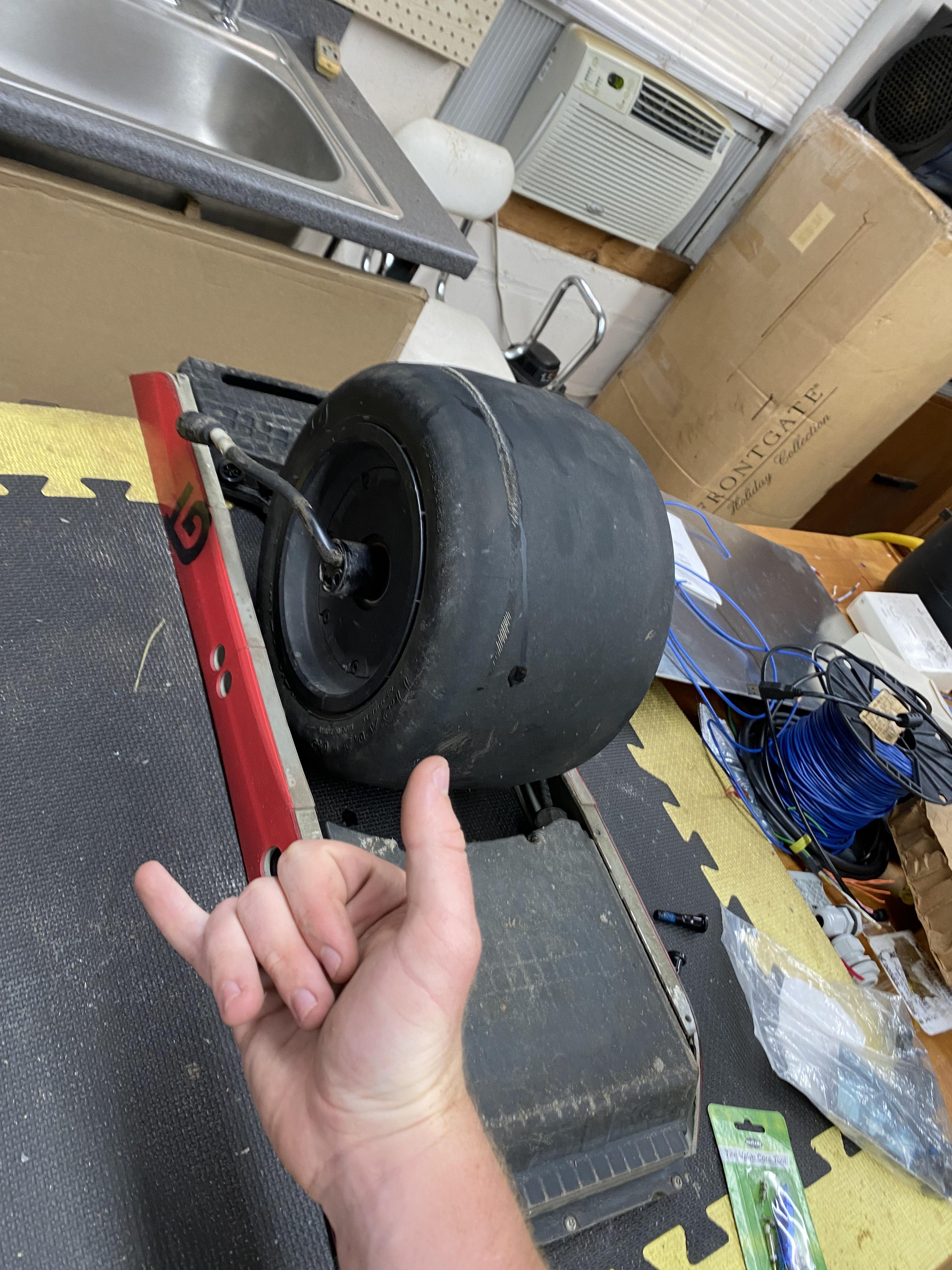 First tire change; Halfway done! r/onewheel