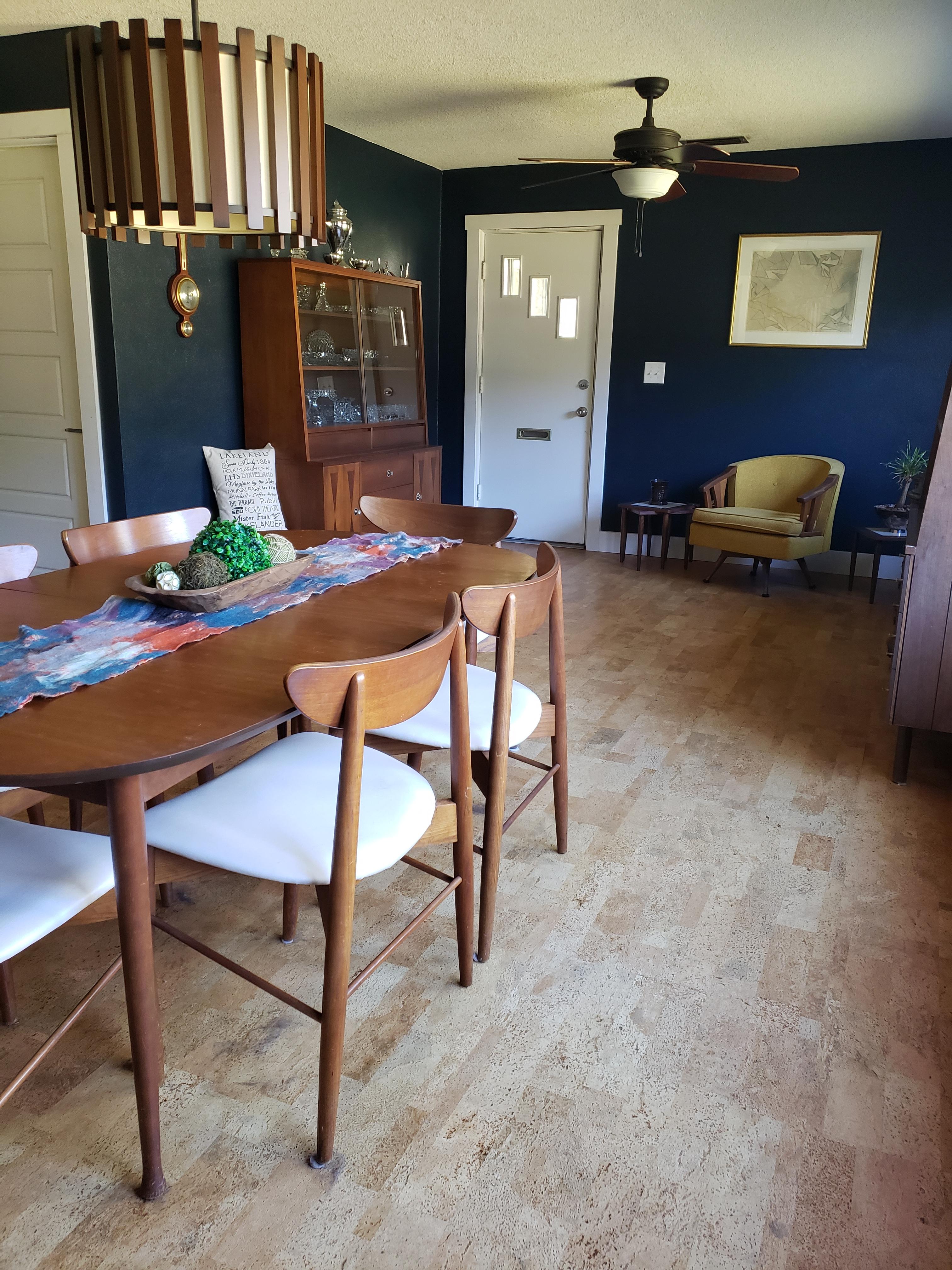 My dining room is basically an homage to my grandmother. midcenturymodern