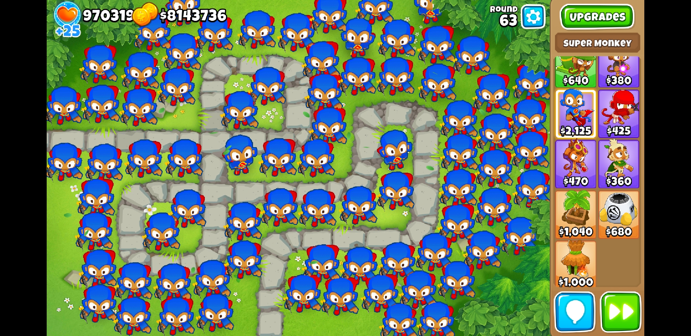 Bloons Td 6 Super Monkey Fan Club Tower Defense Game's