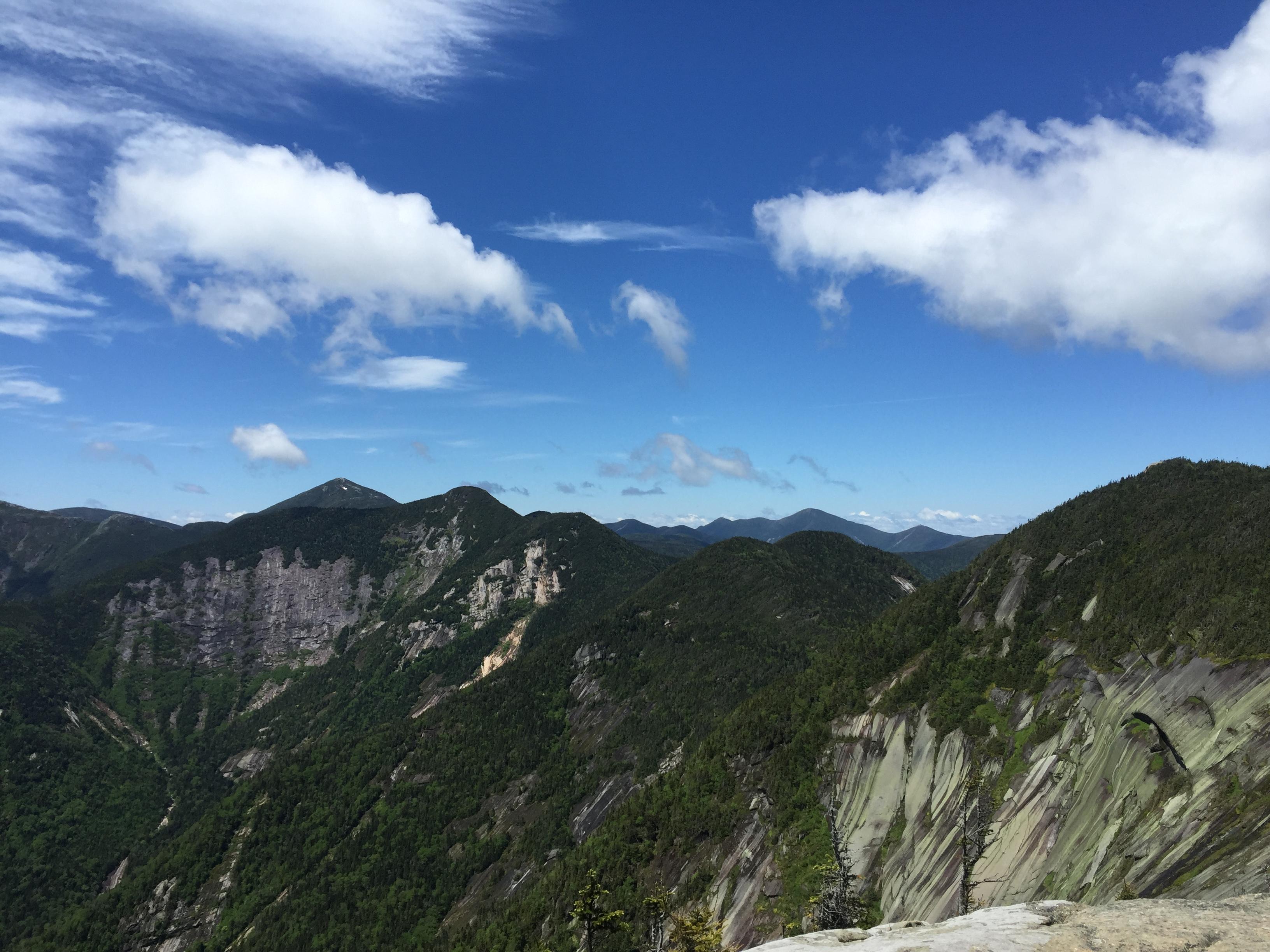 View of the Great Range from Pyramid Peak, Adirondack High Peaks, NY
