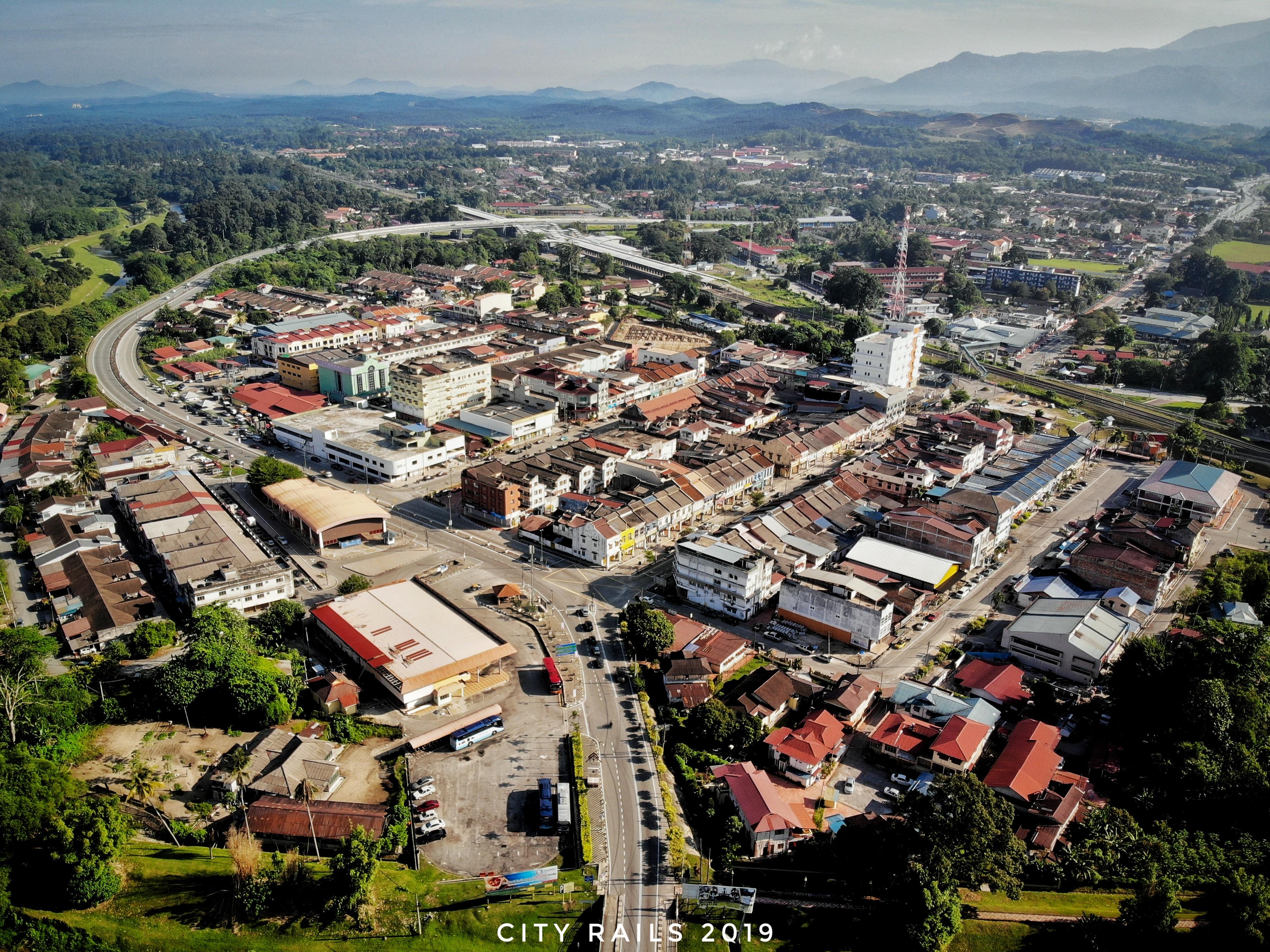 Birds eye view of Tanjung Malim r/malaysia
