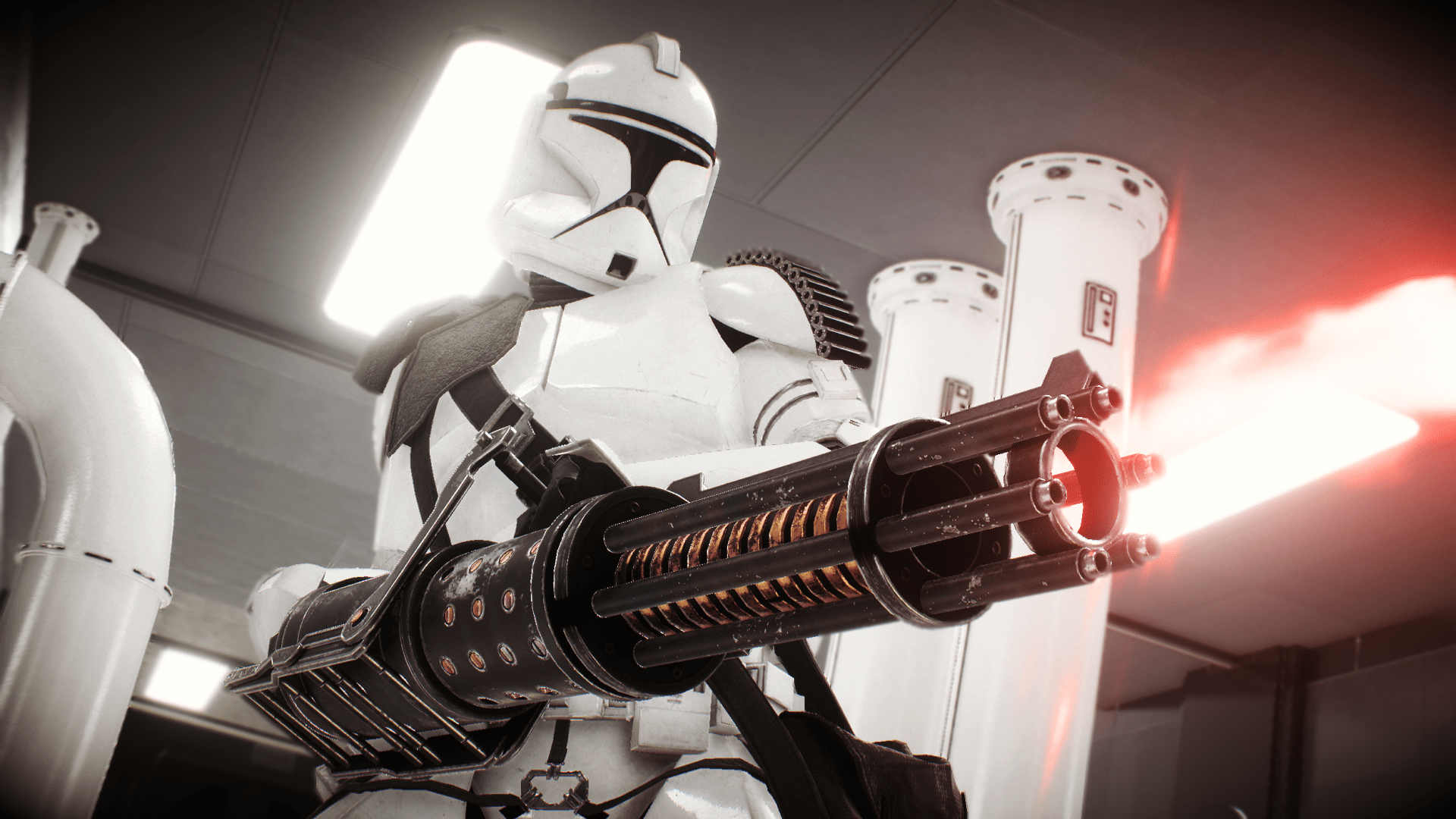 Clone Heavy with Z6 Rotary Blaster Cannon r/BattlefrontCaptures