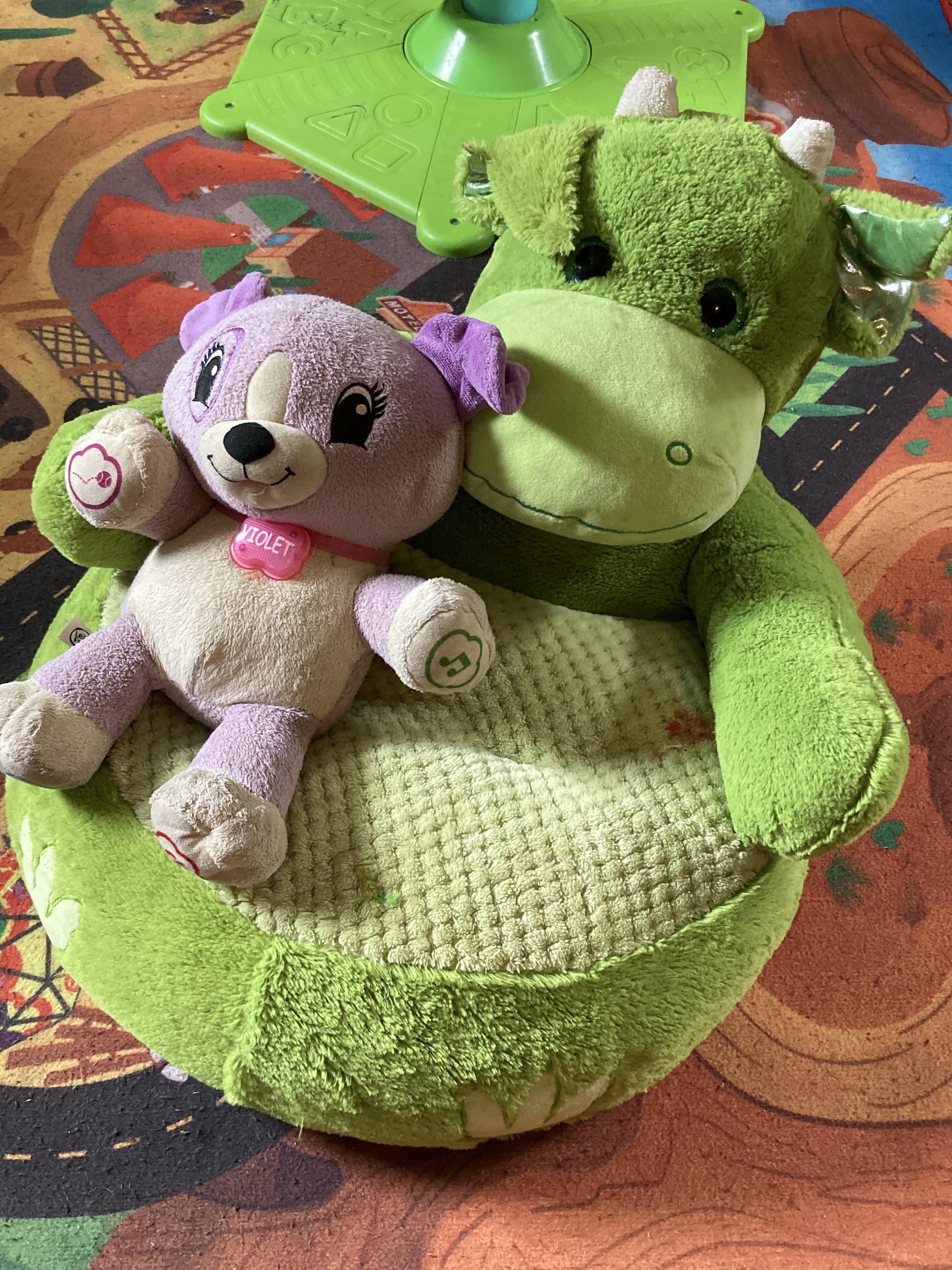 How do I wash toys that can't go in the wash? These two are filthy