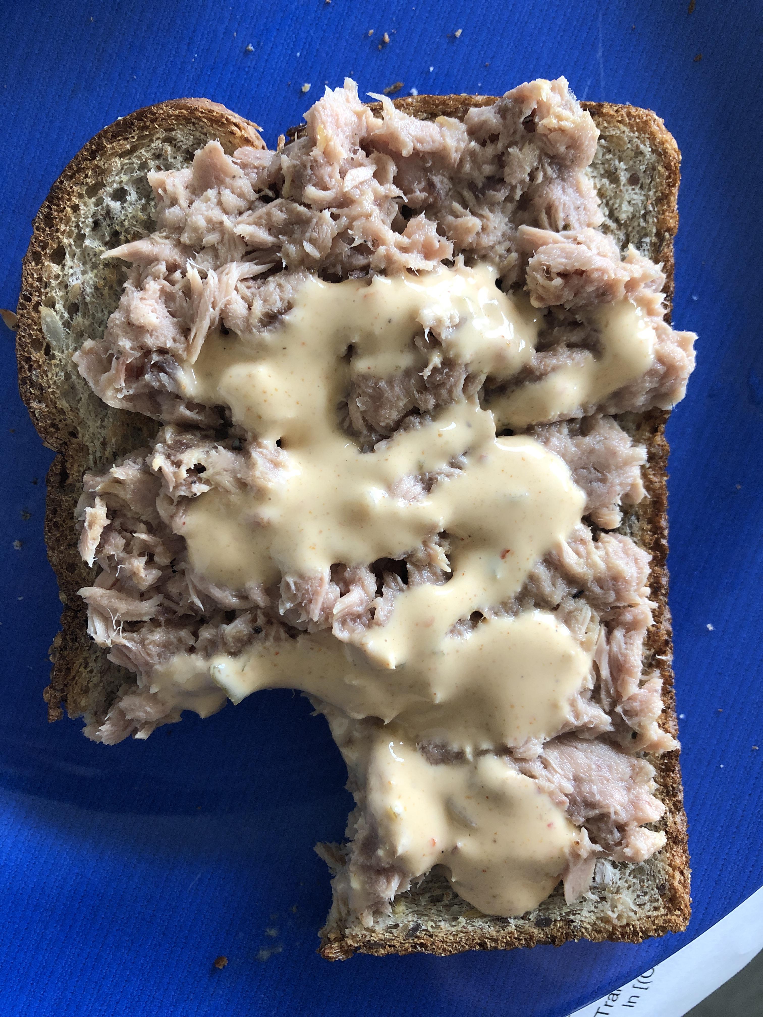 Tuna toast with chipotle sauce r/shittyfoodporn
