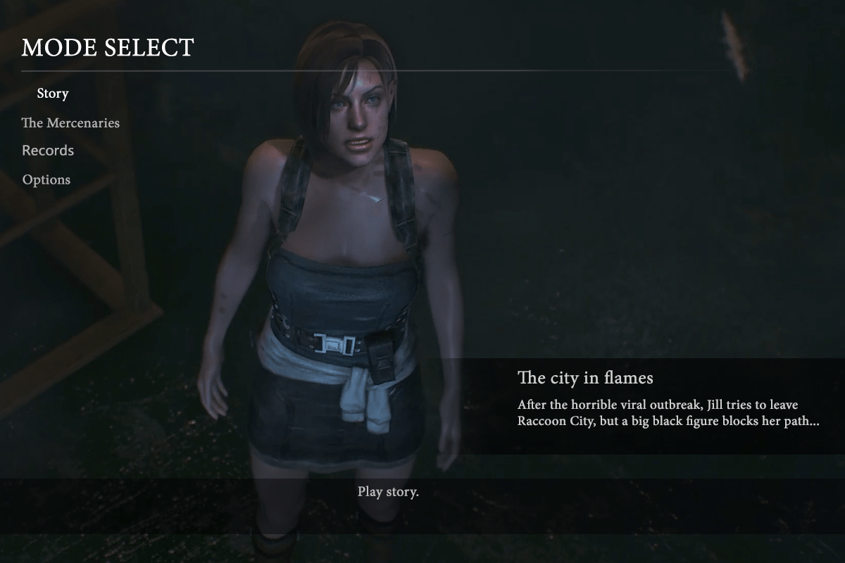 Resident Evil 3 Remake [Fanmade menu screen RE2R style] r/residentevil