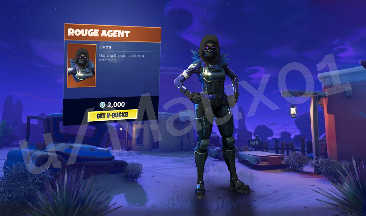 [Skin Concept] Female Agent Thing... r/FortNiteBR