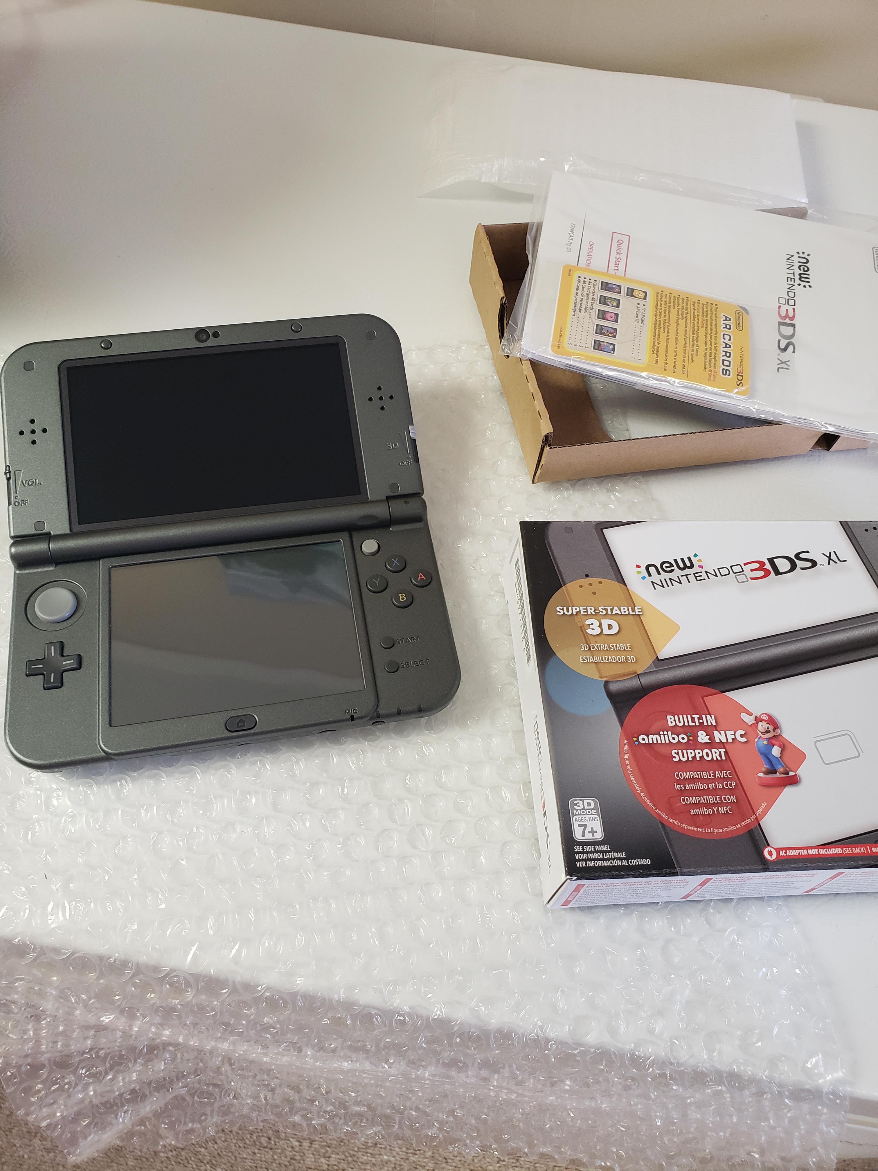 New 3DS XL gun metal grey just arrived! 😁 Can I transfer two other
