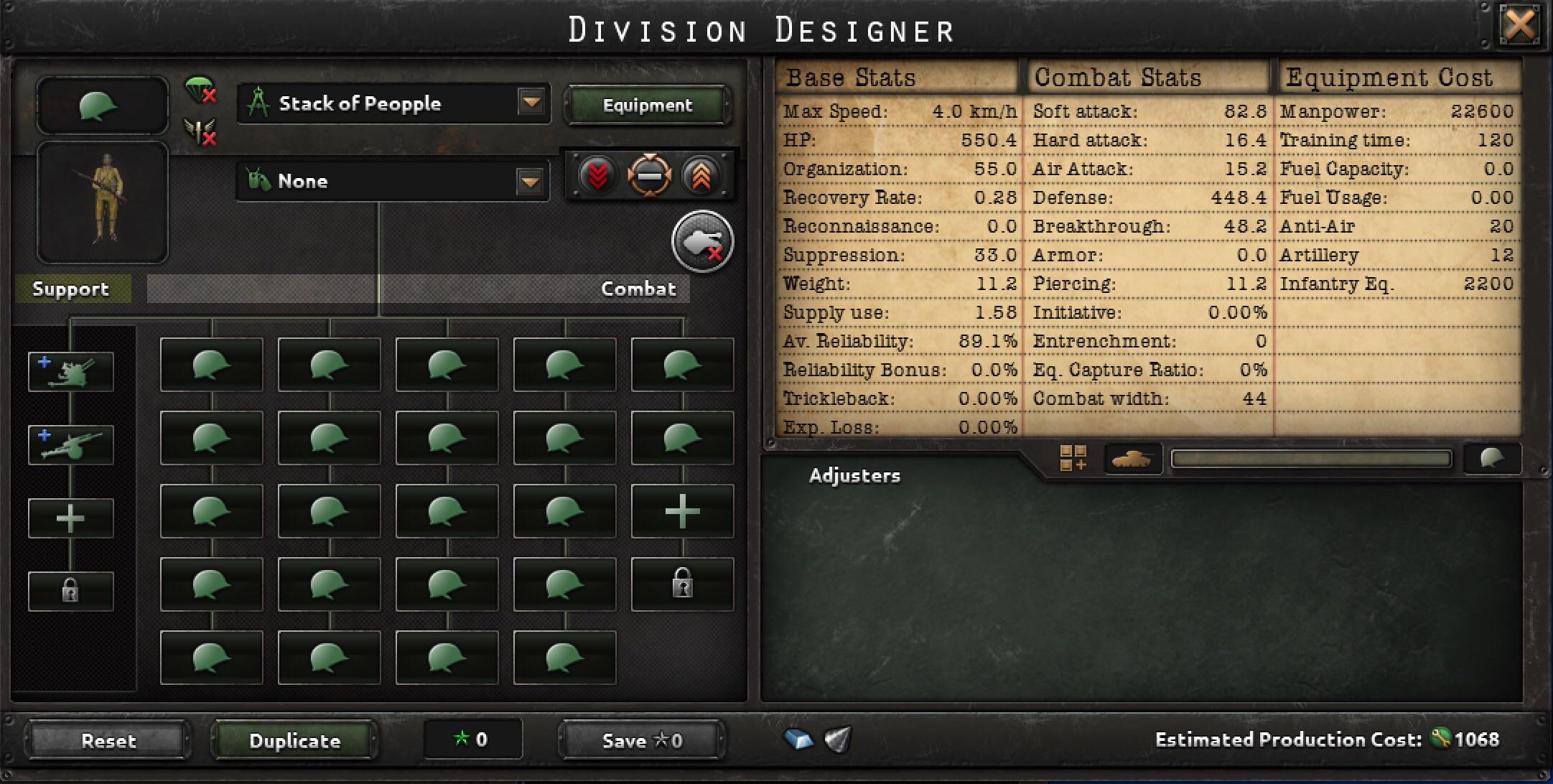 Rate my starting division for China r/hoi4