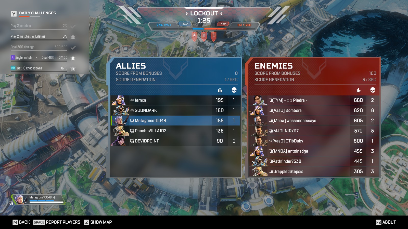 Hey Respawn can we please get a match leave penalty (like in arenas