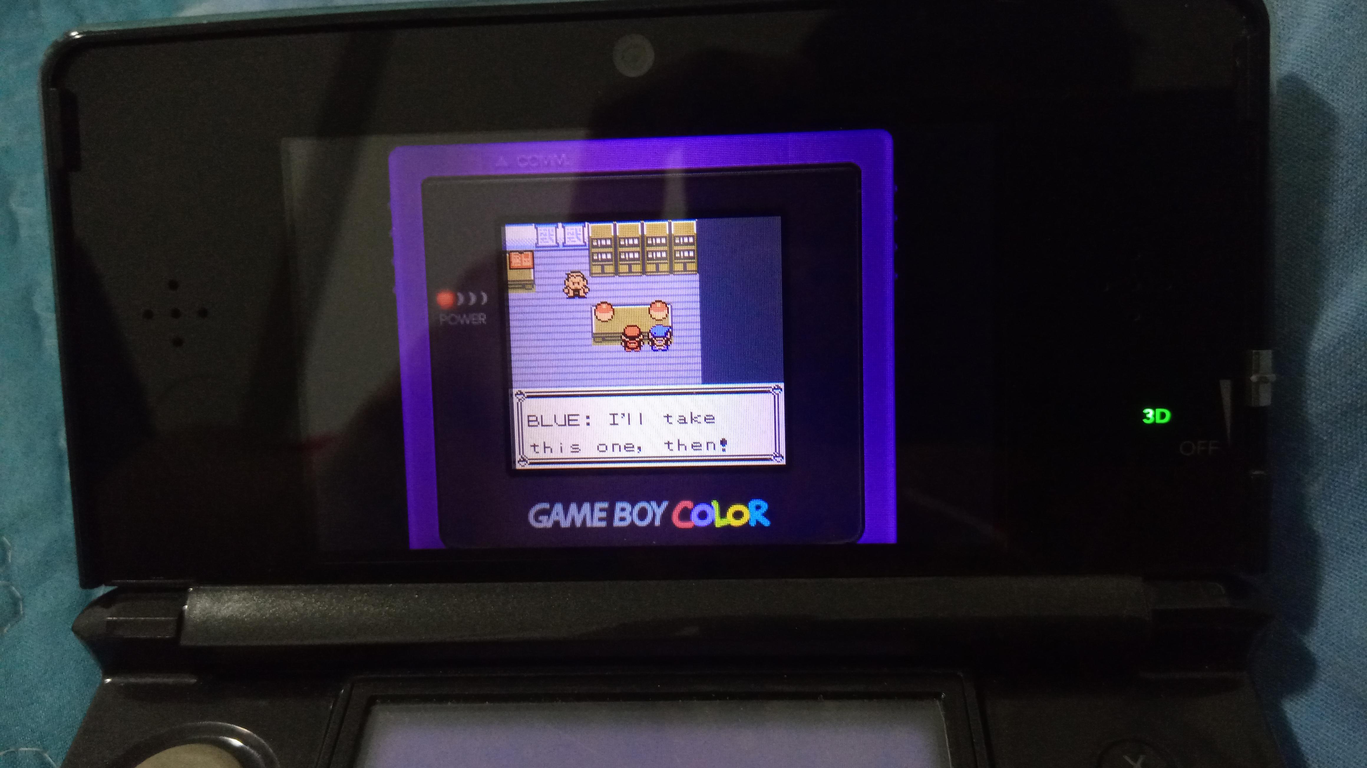 Bruh try holding start while booting a GameBoy Color game and activate