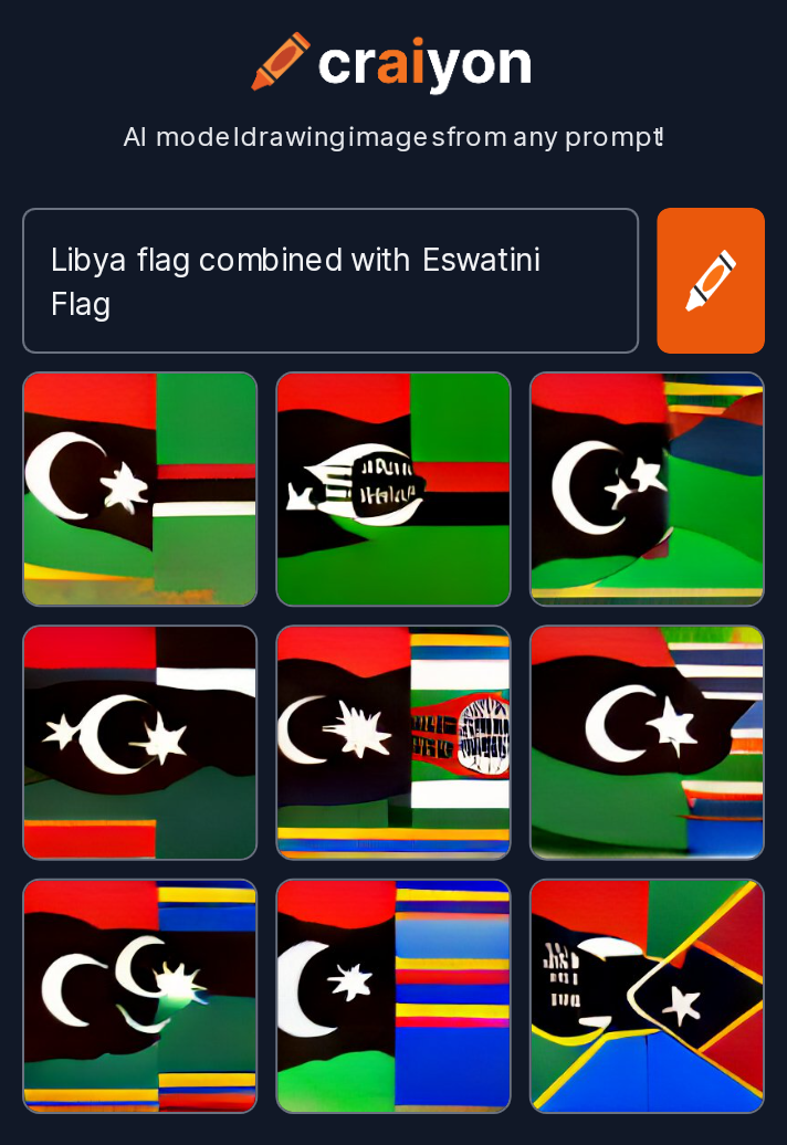 Week 1 of Making Random Country flag Combinations until I feel like I