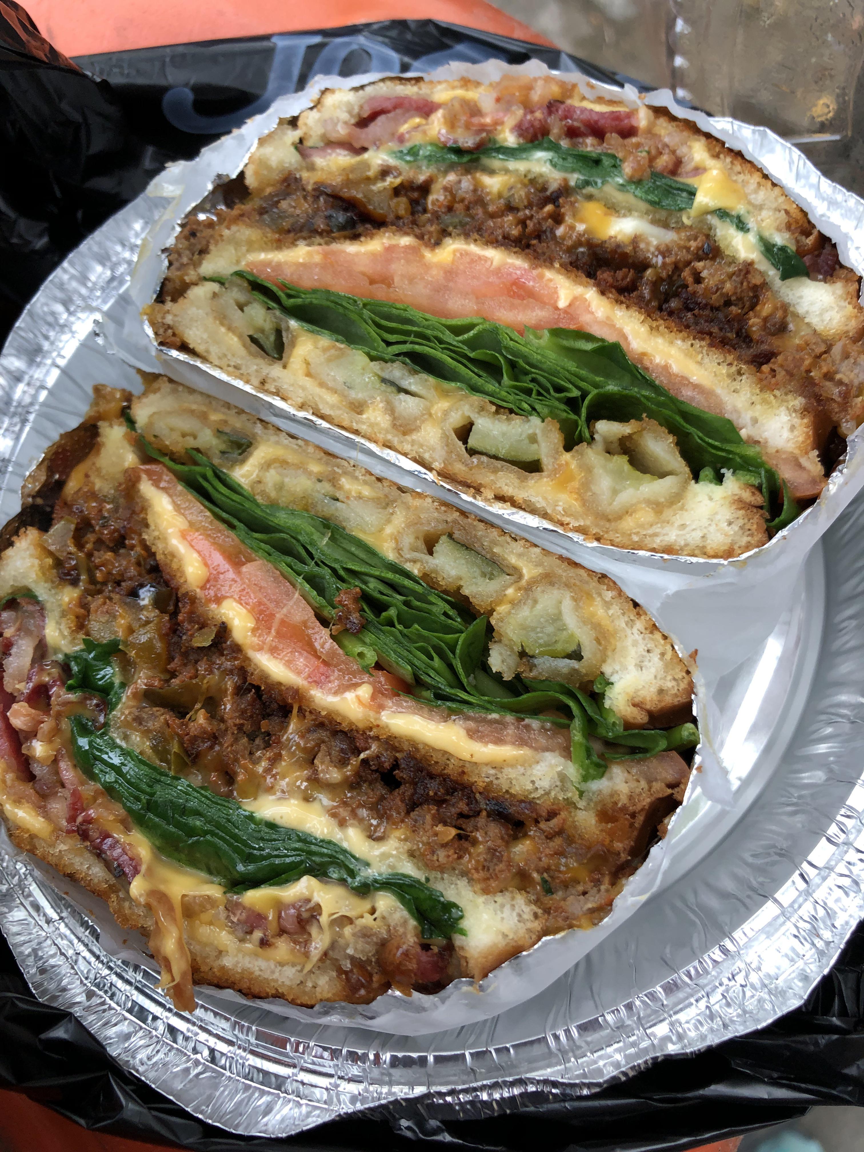 Chopped Cheese on grilled cheese in Brooklyn r/eatsandwiches