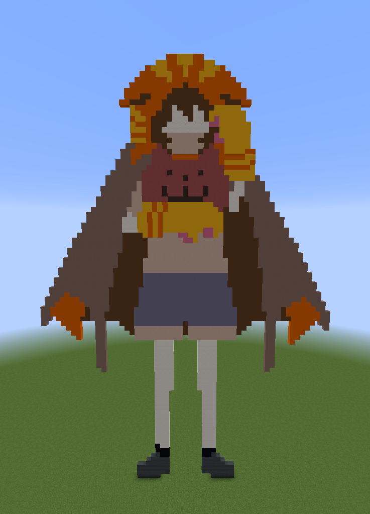 My latest Minecraft Pixel Sprite, this time of Gin Ibushi! r