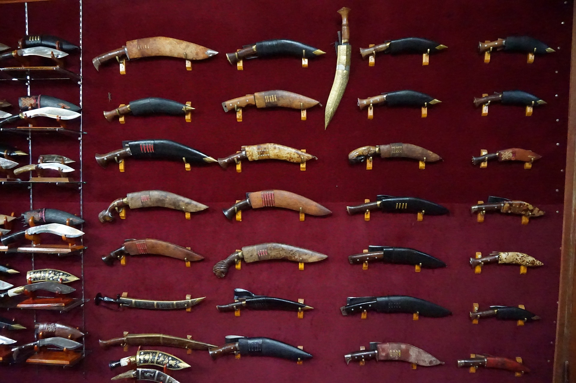 A great collection Nepalese traditional weapon Khukuri Made in Nepal