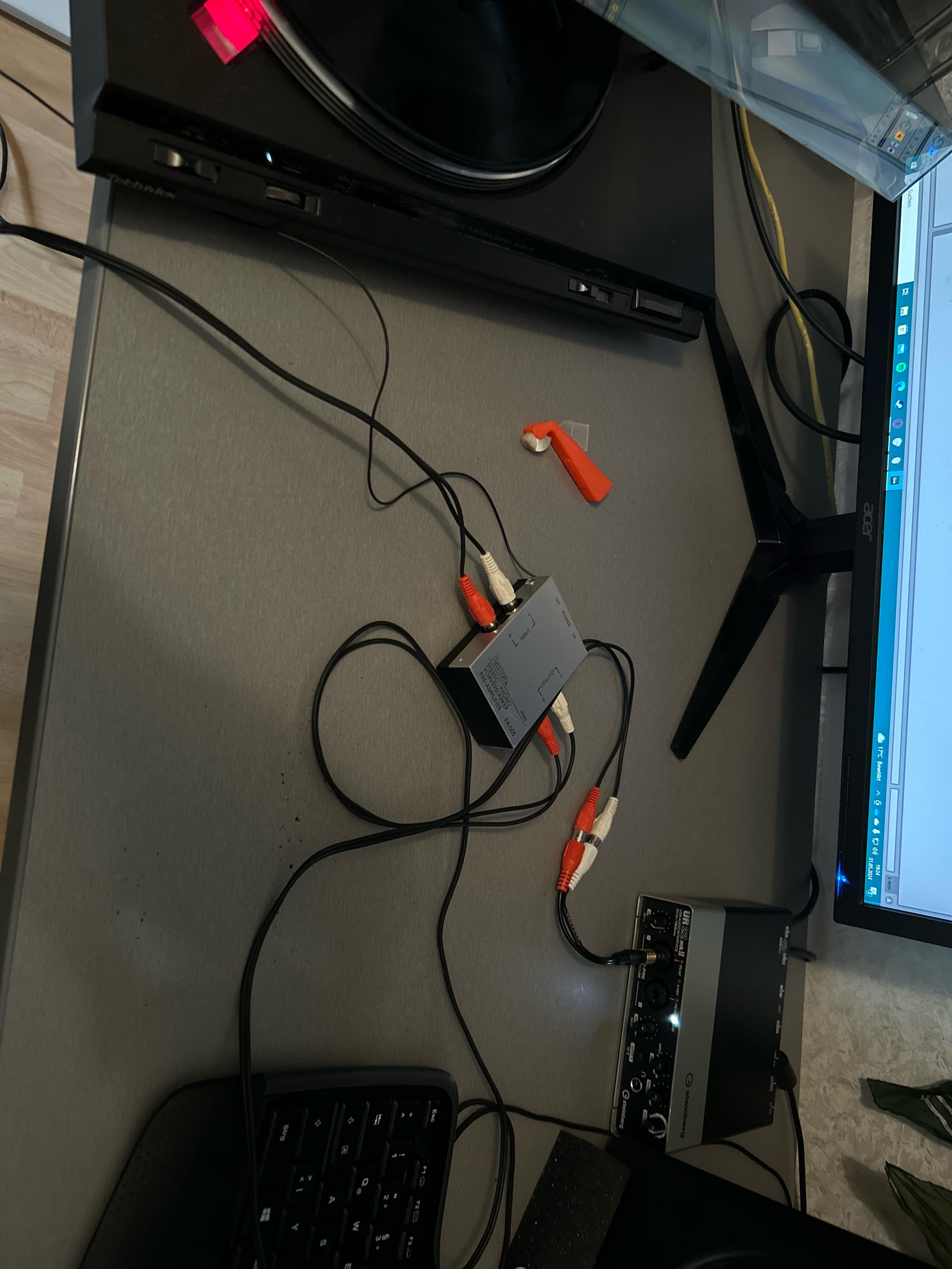 I just got this turntable and wondered if my setup even makes sense and