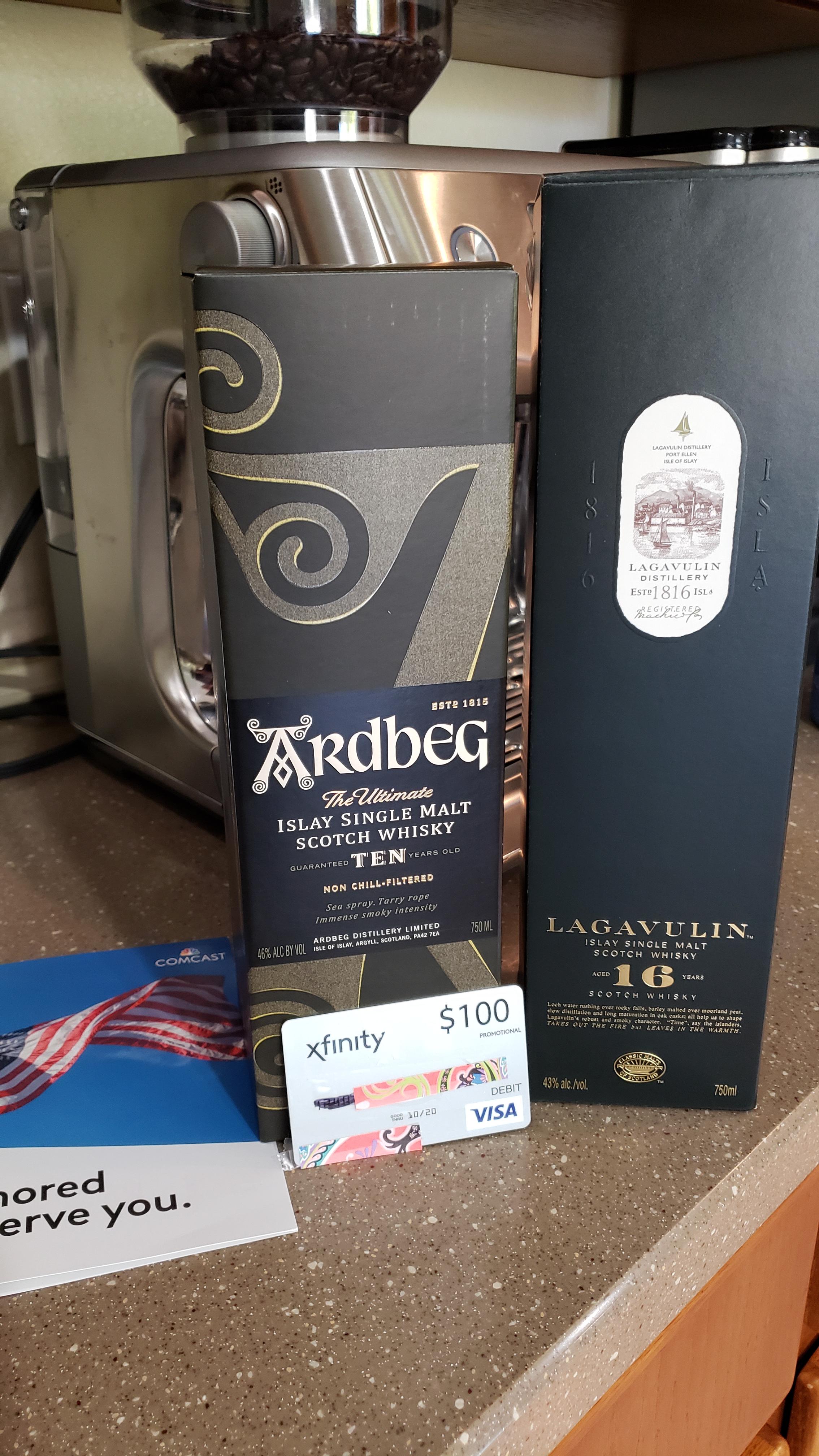 Xfinity gave me a gift card for signing up for their military discount program. I put it to good