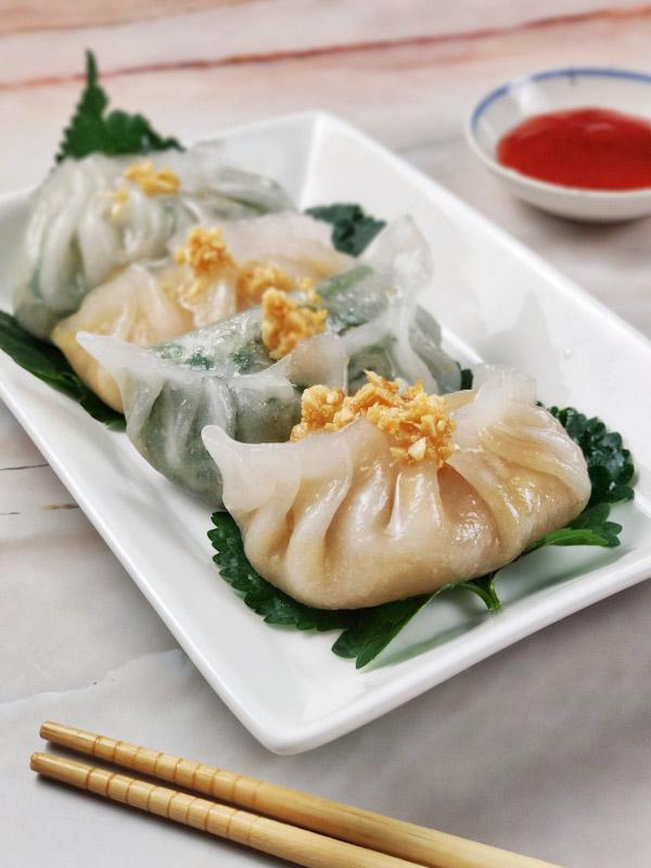 Crystal Dumplings (Jicama & Chives Filling) r/recipes