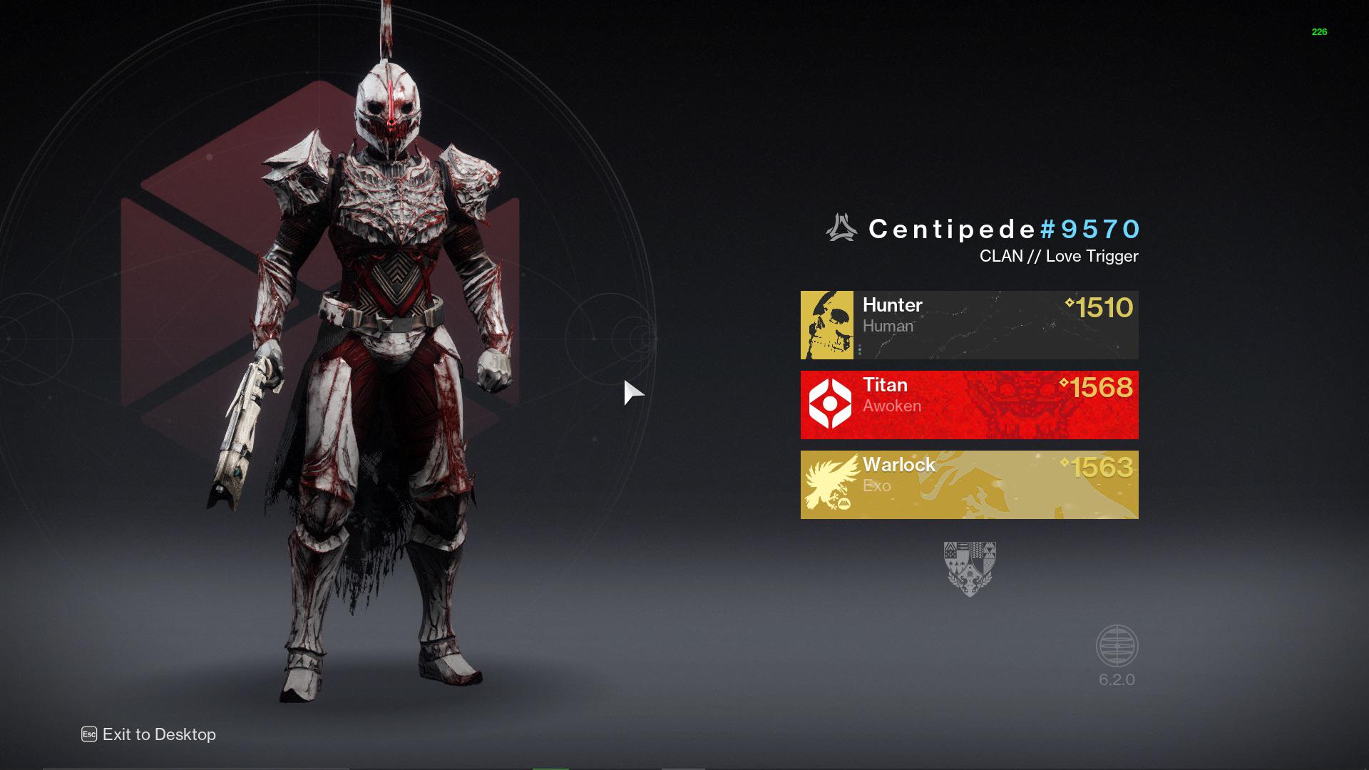 This new shader makes the saint helm ornament look evil af r