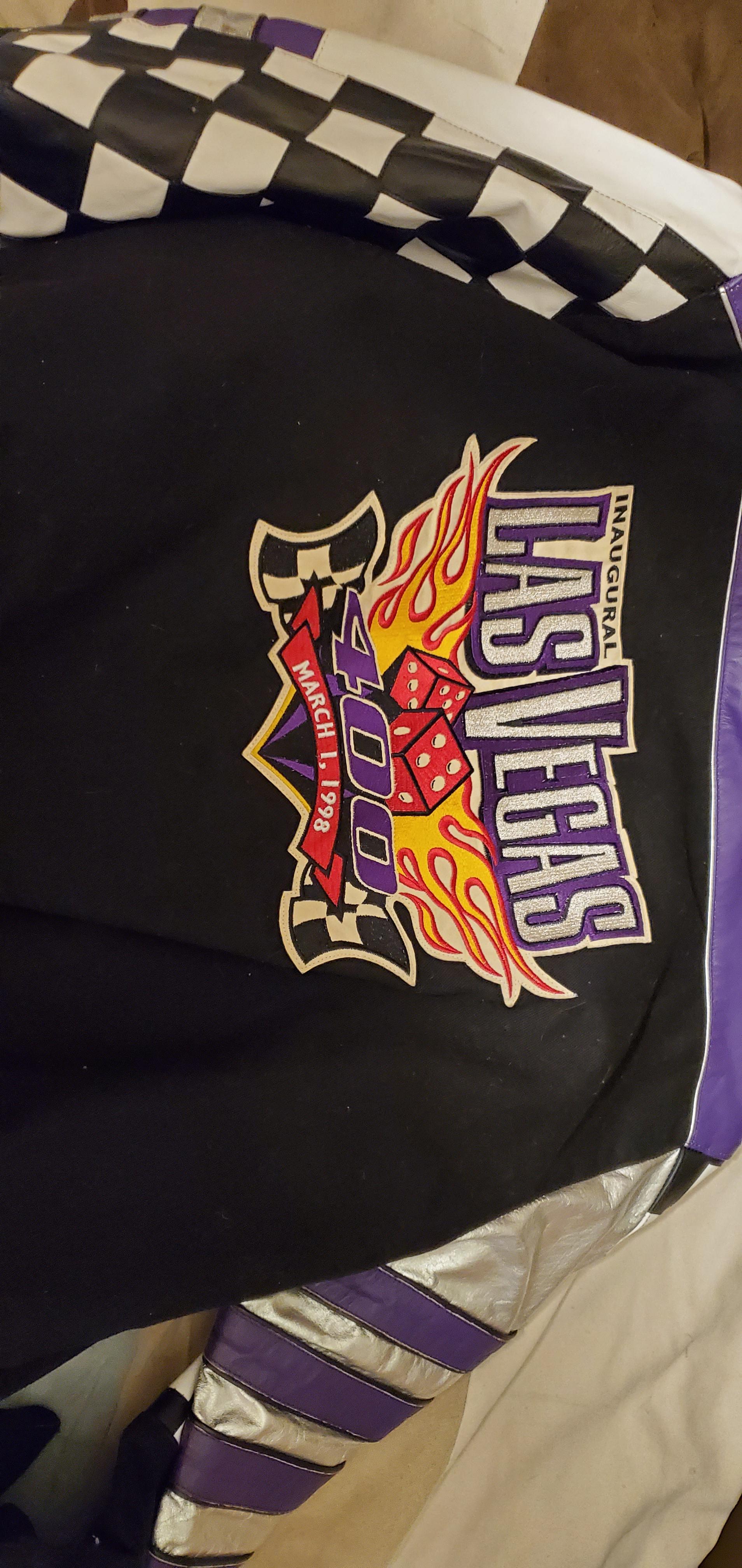 Another pic of the inaugural Las Vegas leather race jacket 98/150 Love