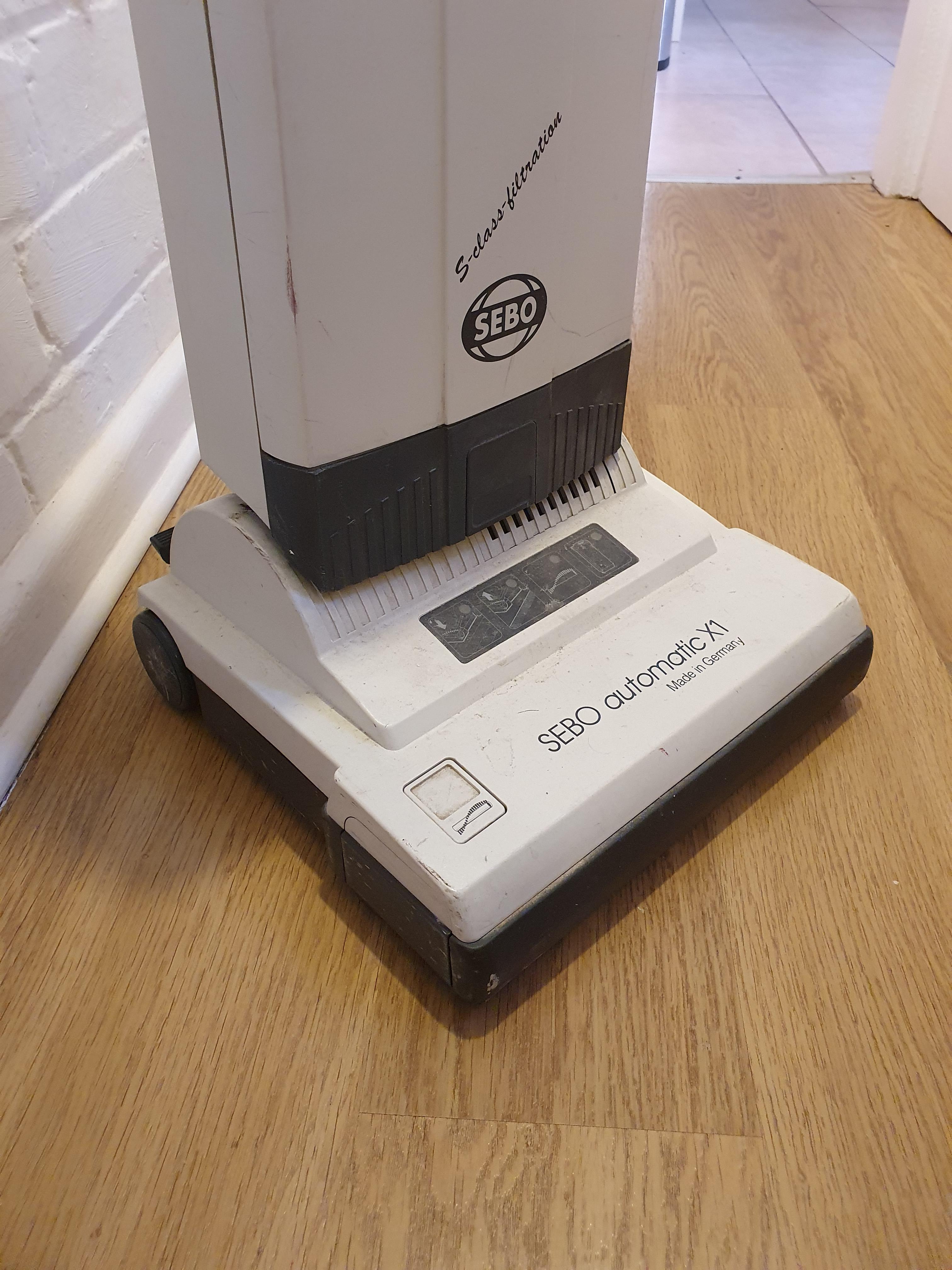 My original Sebo X1 approaching 30 years old and still by far the