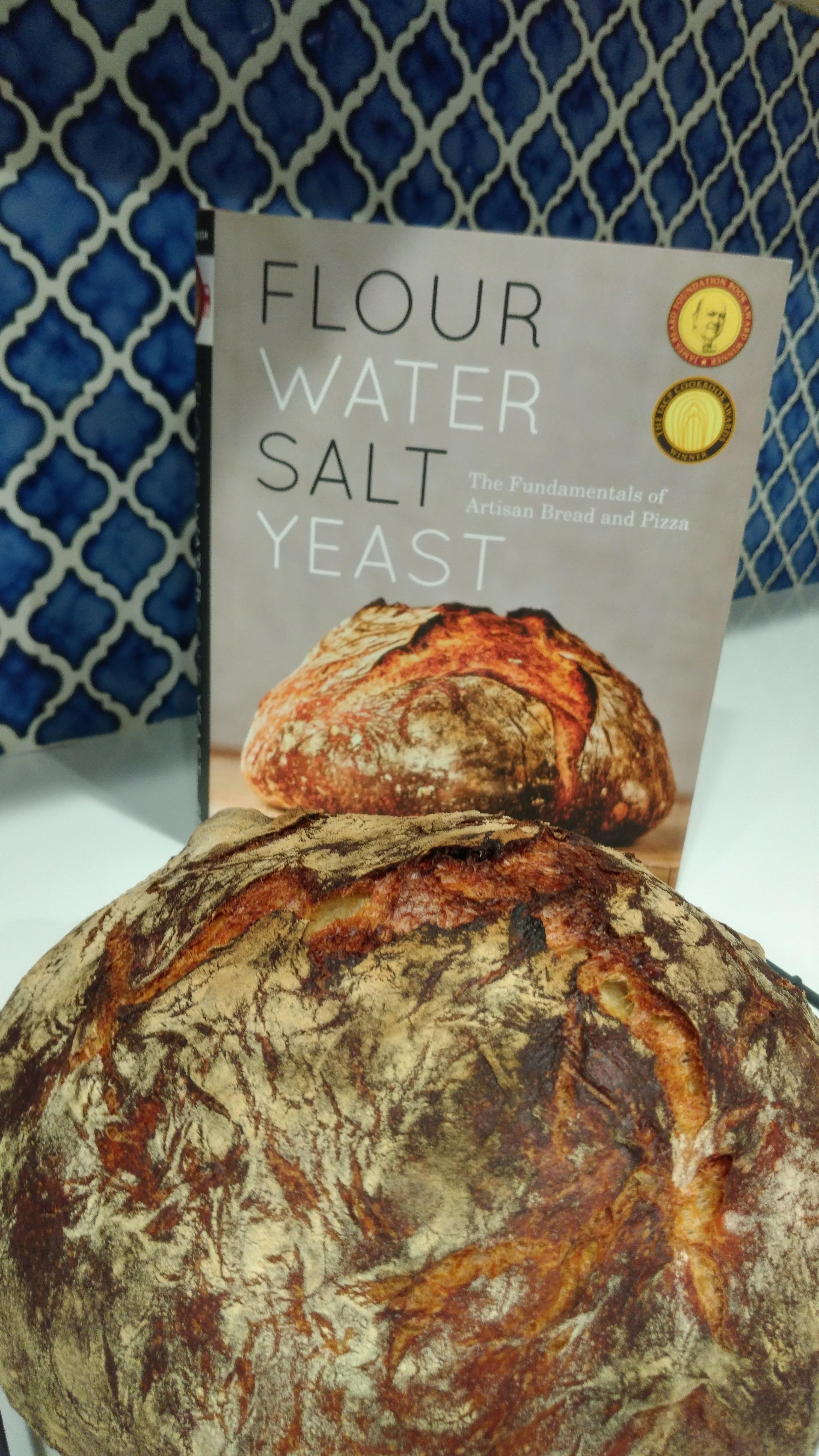 First Time Flour Water Salt Yeast Saturday Bread [OC] [3000X5333] r