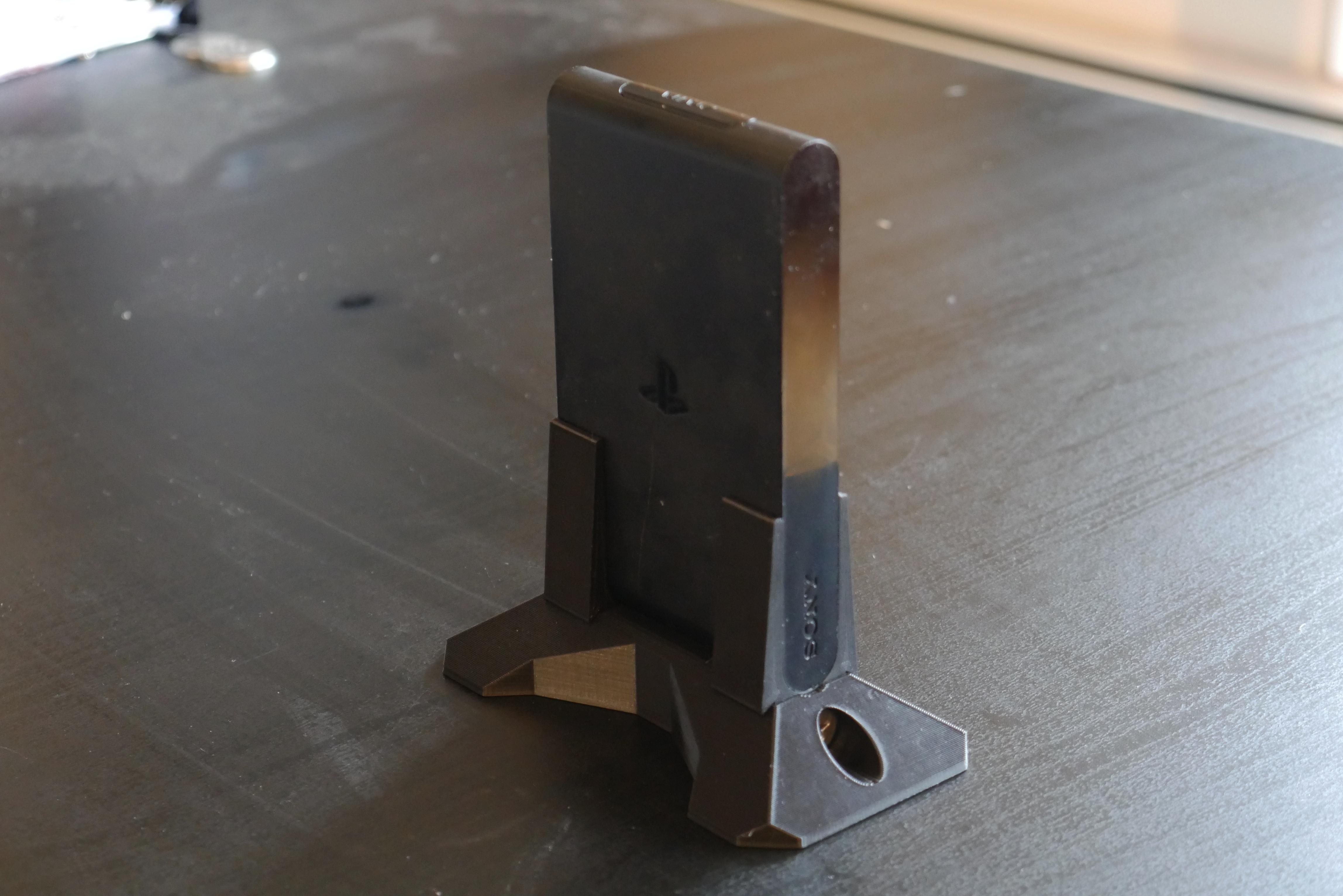 Made myself my own PlayStation Vita TV Vertical Stand. 3Dprinting