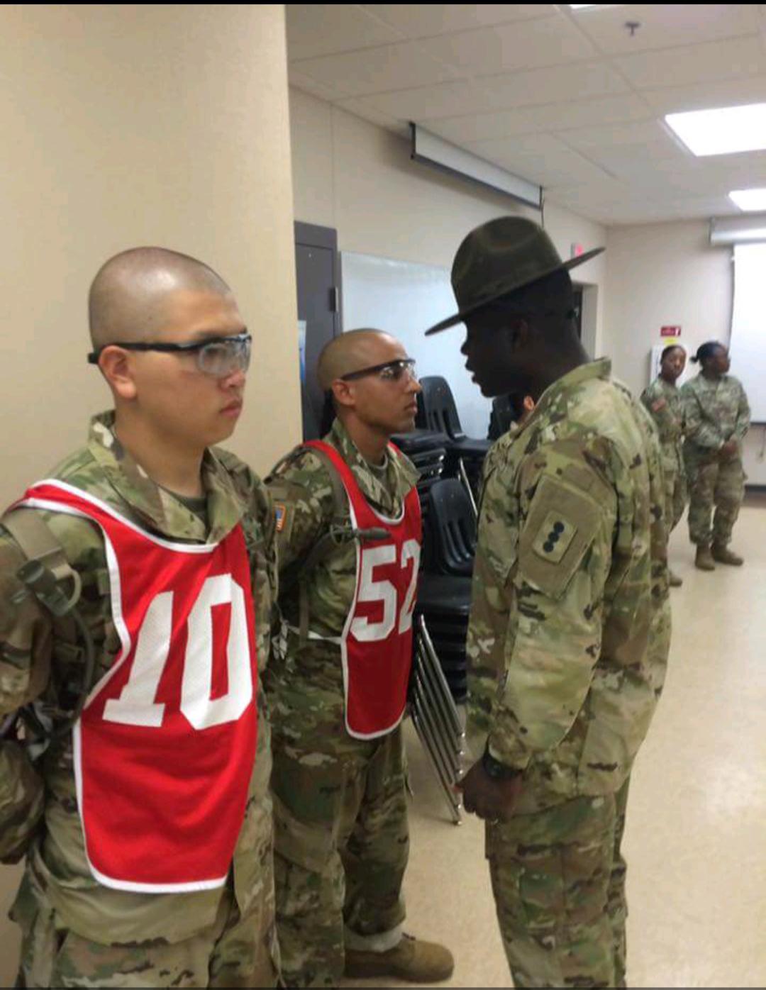 Drill Sergeant Yelling At Civilian