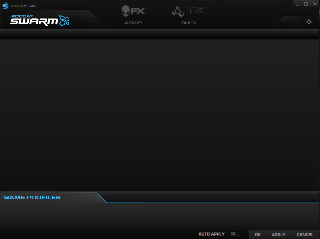 Bugged Roccat Swarm? It shows exactly nothing that can be used (I have