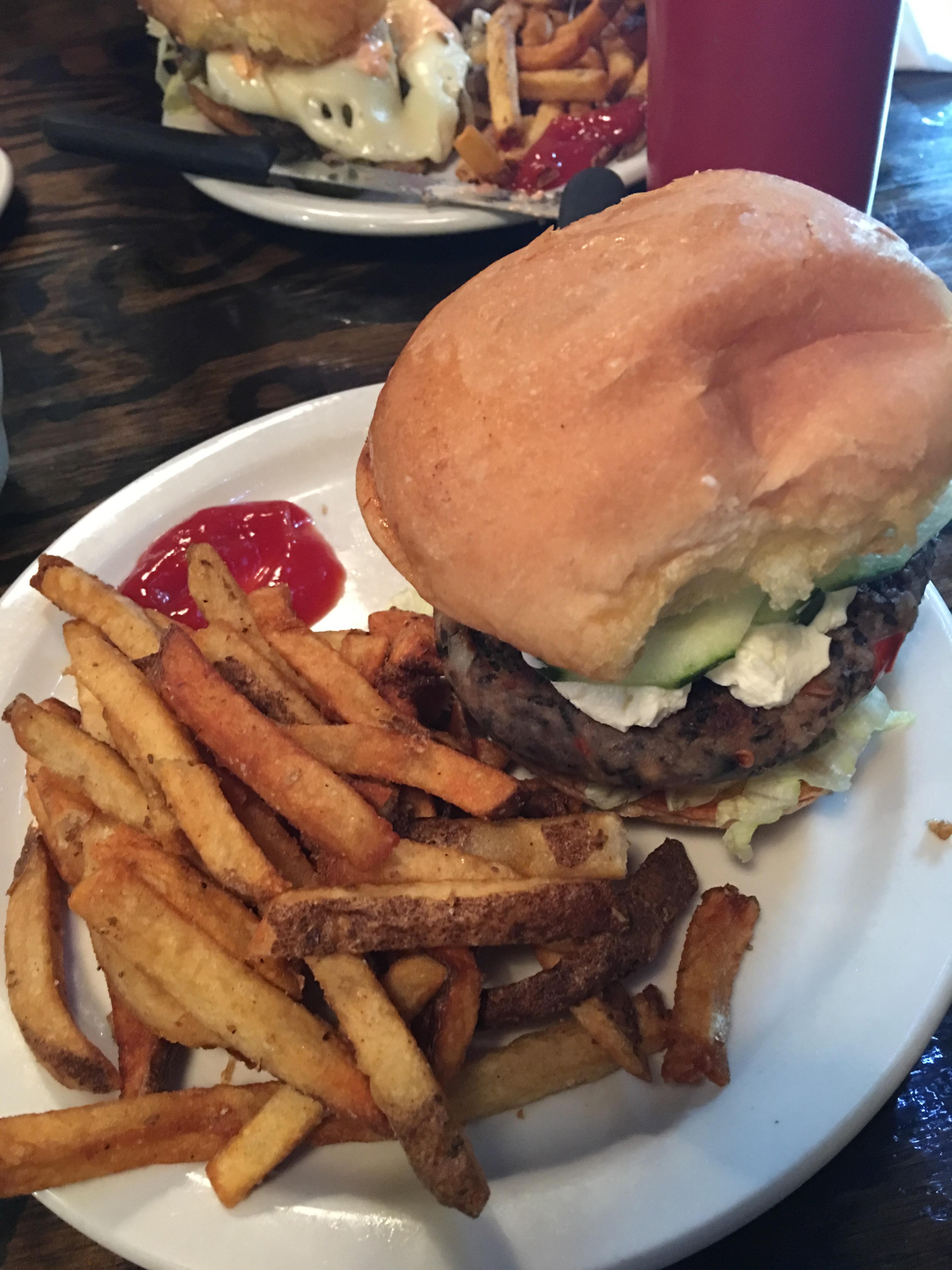 [I ate] the Grand Junction burger food