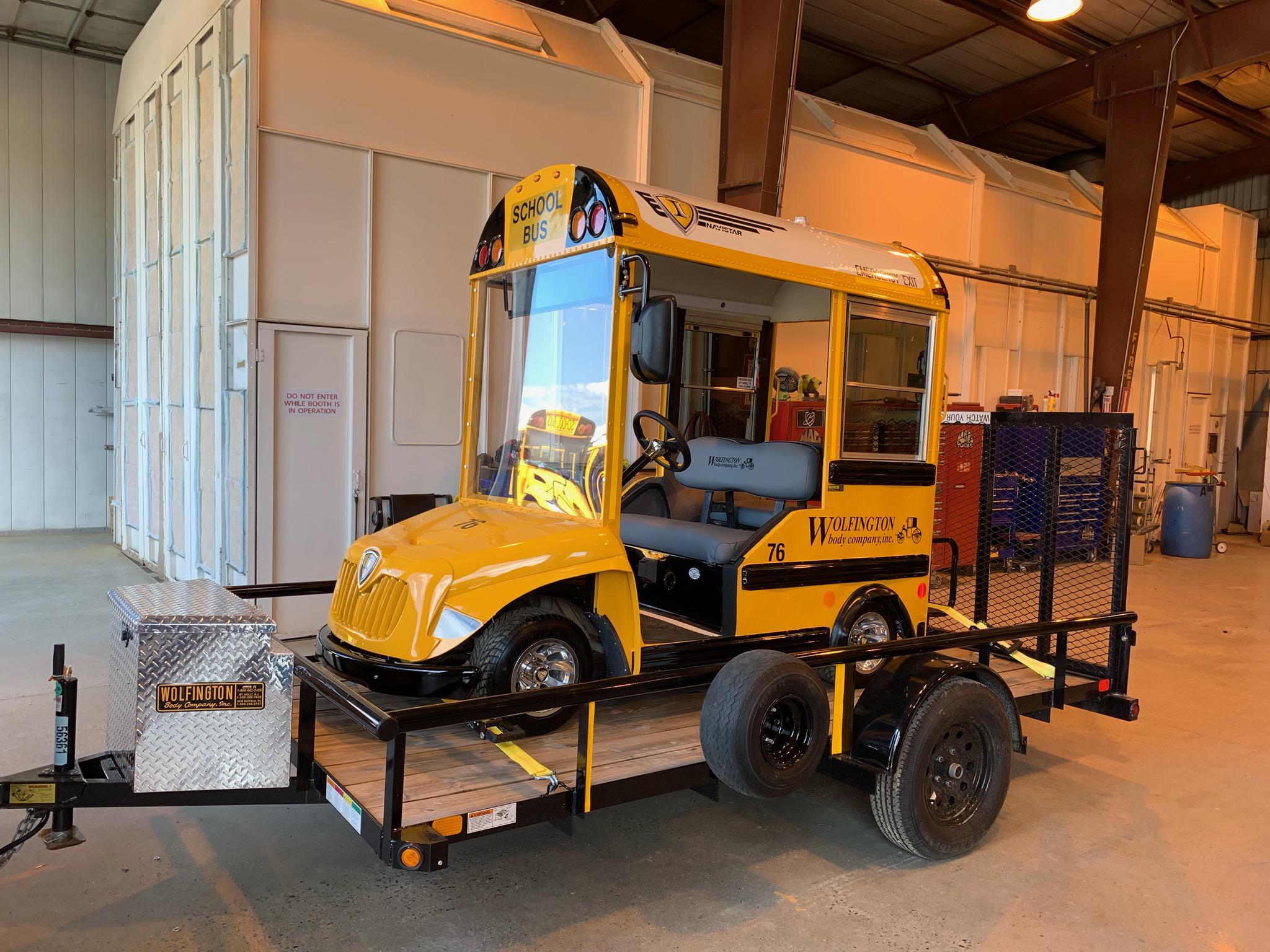 This golf cart we got finished building at my shop r