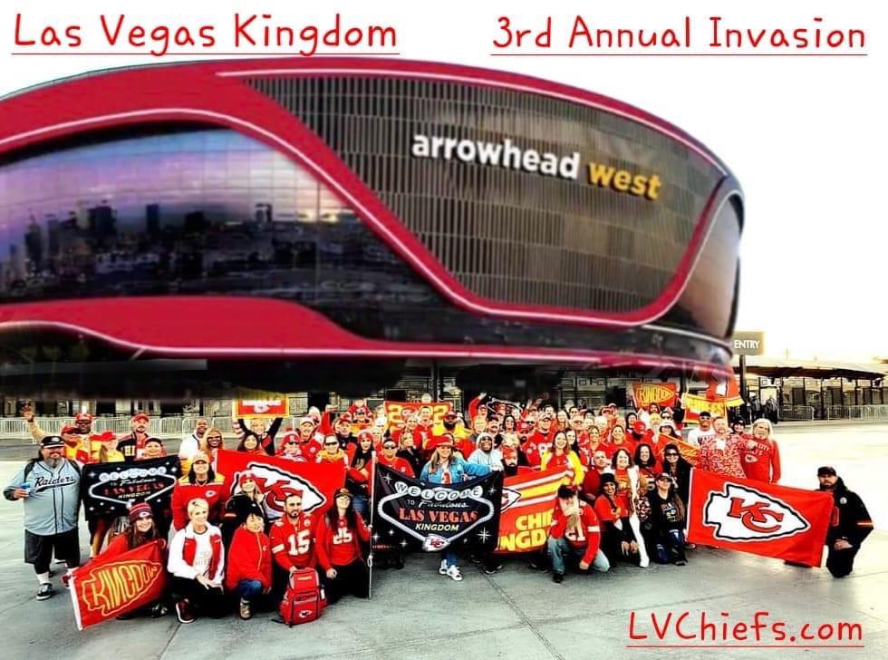 Chiefs Kingdom took over allegiant stadium today! r/KansasCityChiefs