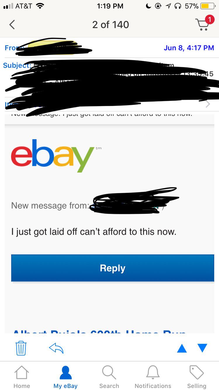 Seriously? I literally accepted his offer no more than 5 minutes after