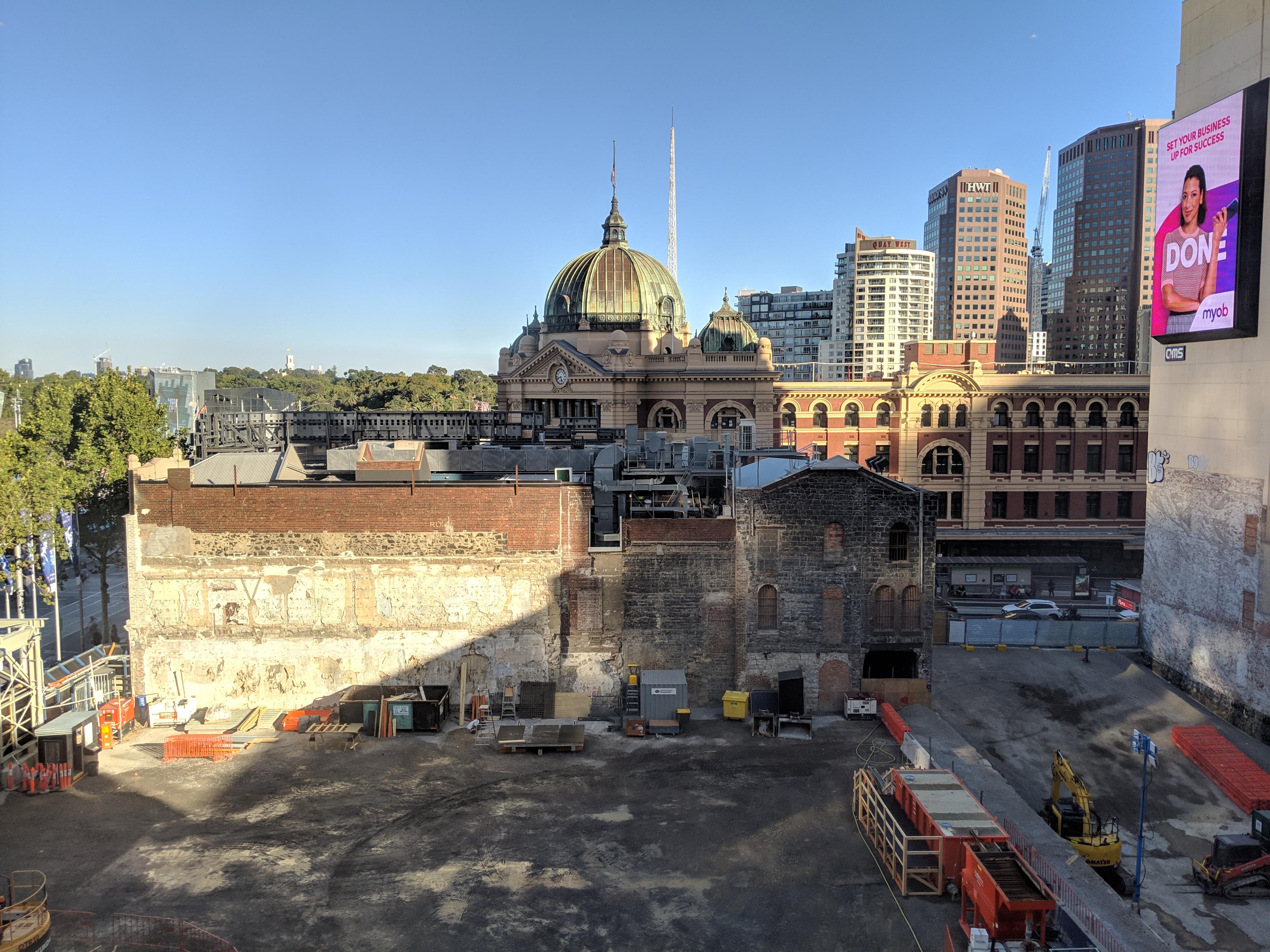 Young and Jackson's from behind from the Nicholas building r/melbourne