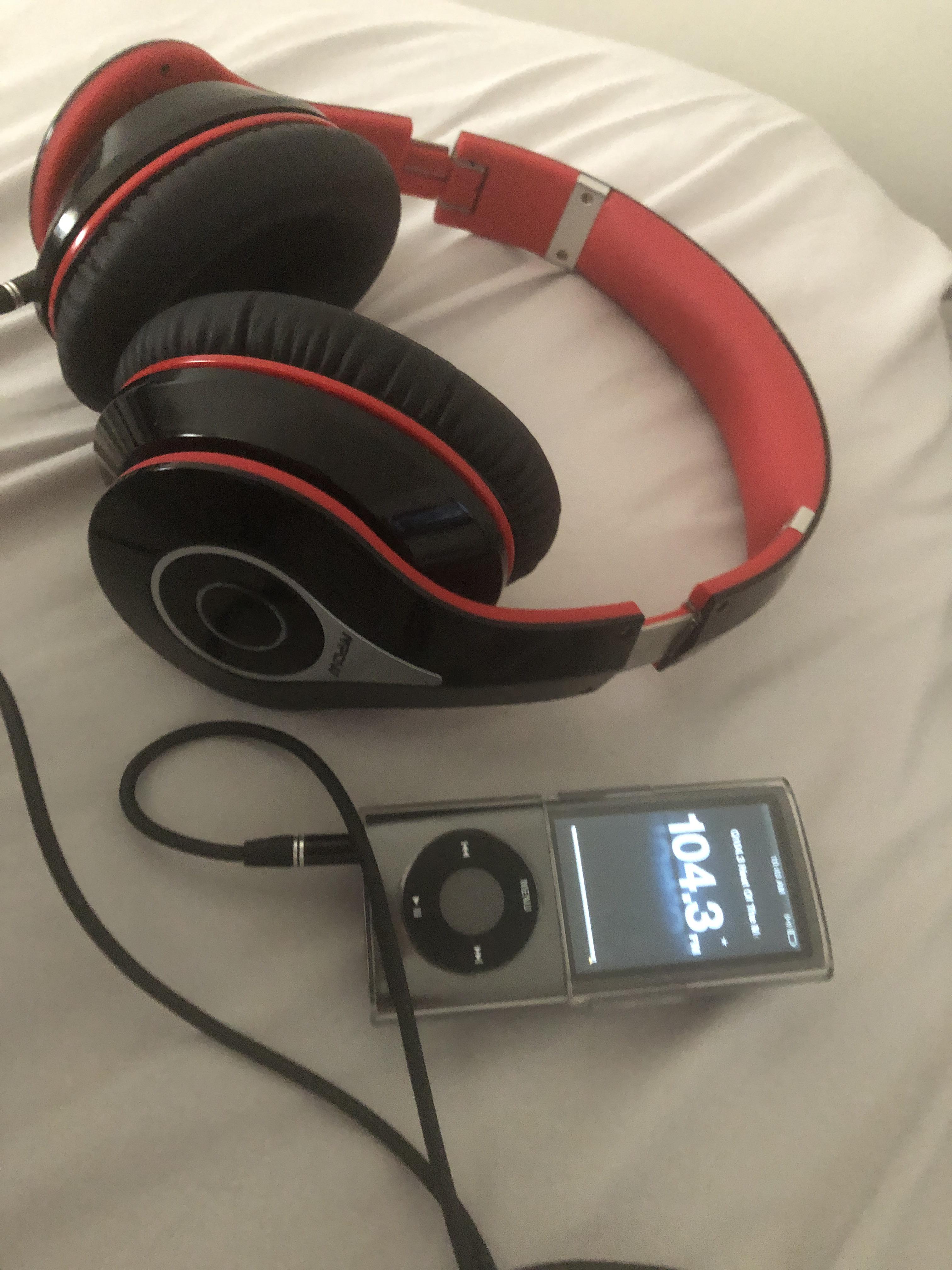 Life hack Turn the volume all the way up with your headphones to use as a speaker while playing