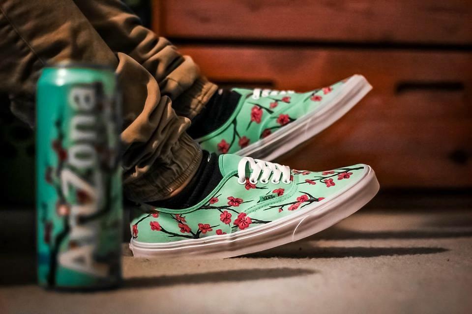 Throwback to when I had a friend customize some Vans for me. Side Note