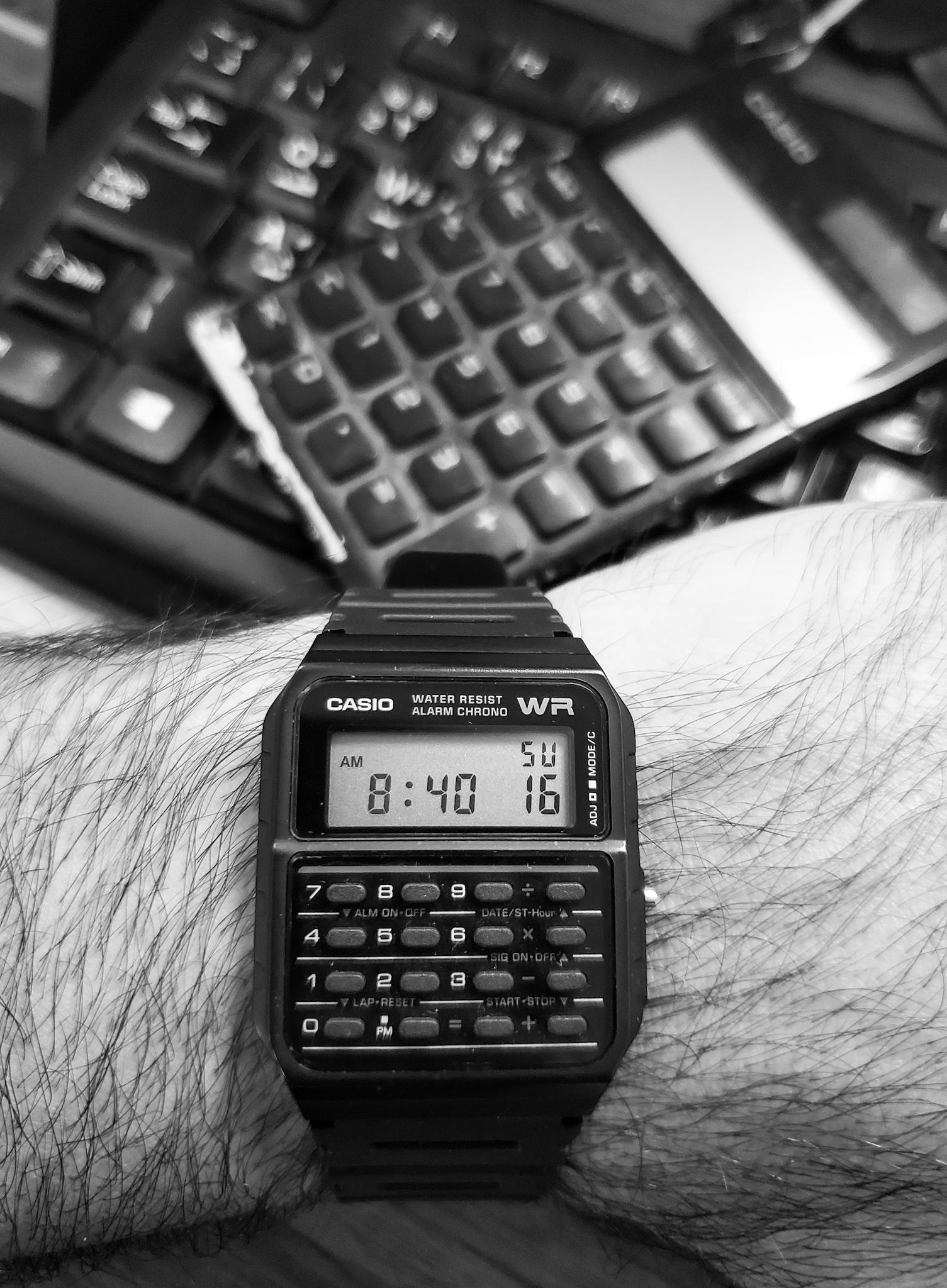 Casio calculator watch CA53W1 r/casio