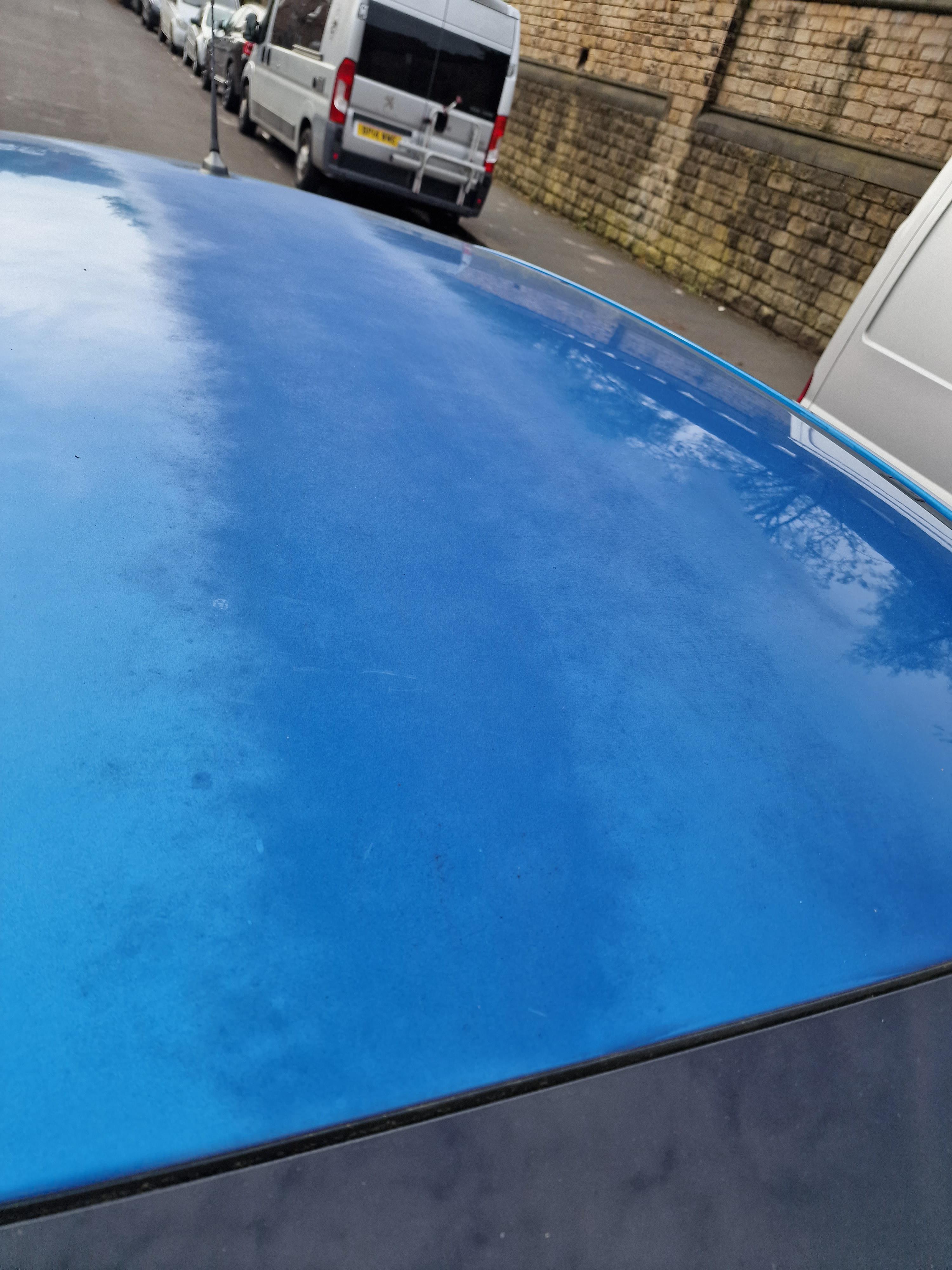 So I have this strip, of what looks like faded paint, across the middle