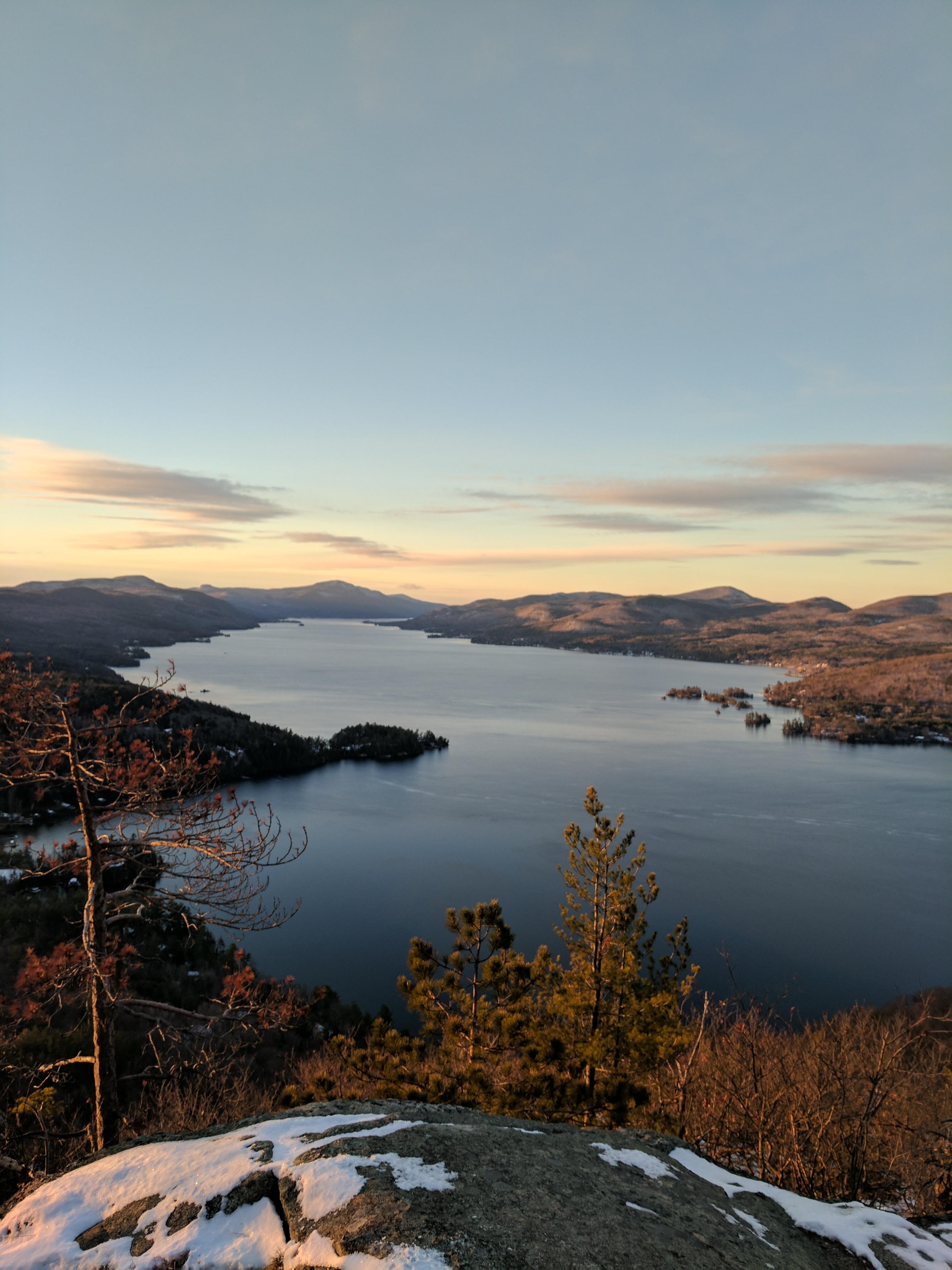 Sunrise looking south. Lake New York [3036x4048][OC] r/EarthPorn