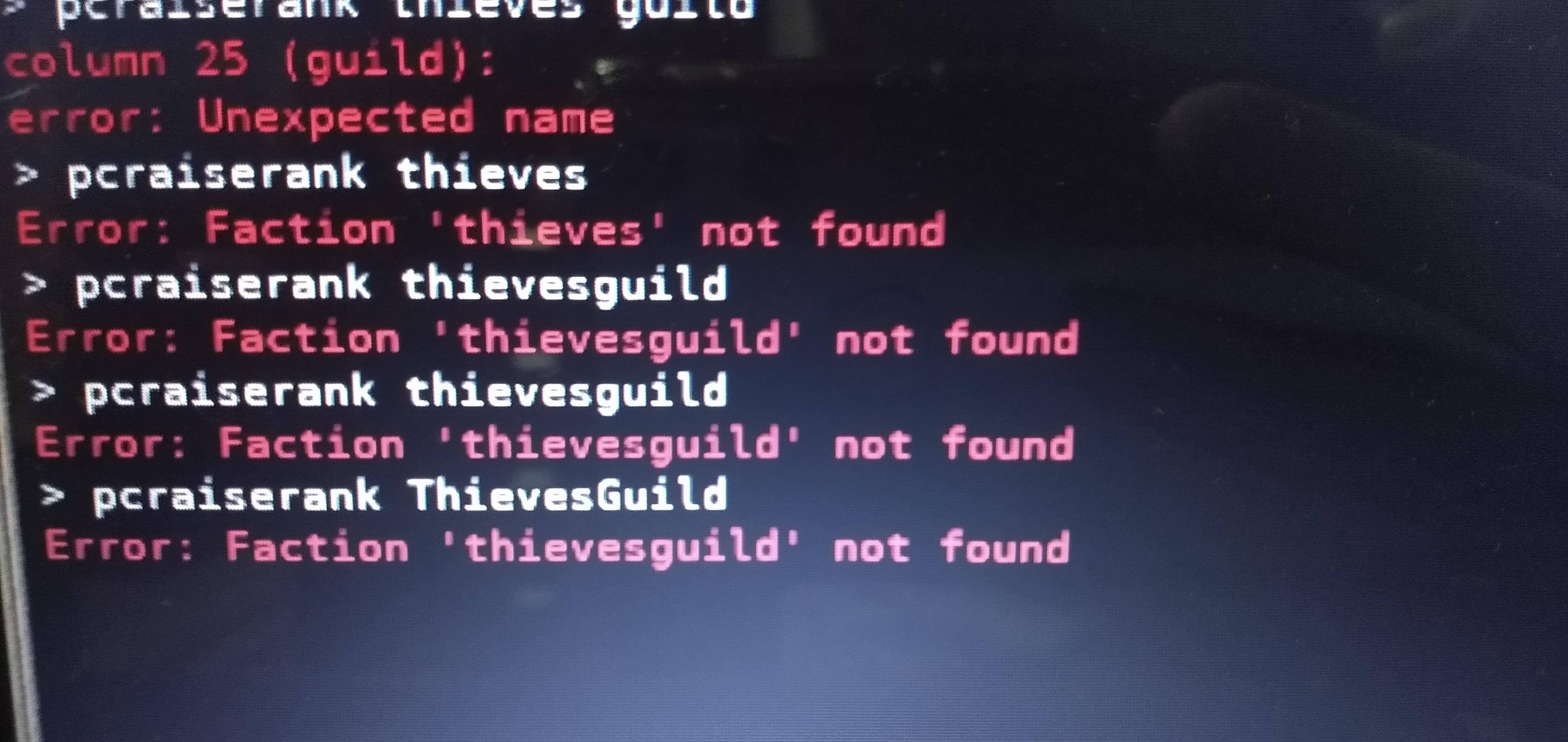 I can't level to mastermind in the thieves guild, done ALL requirements